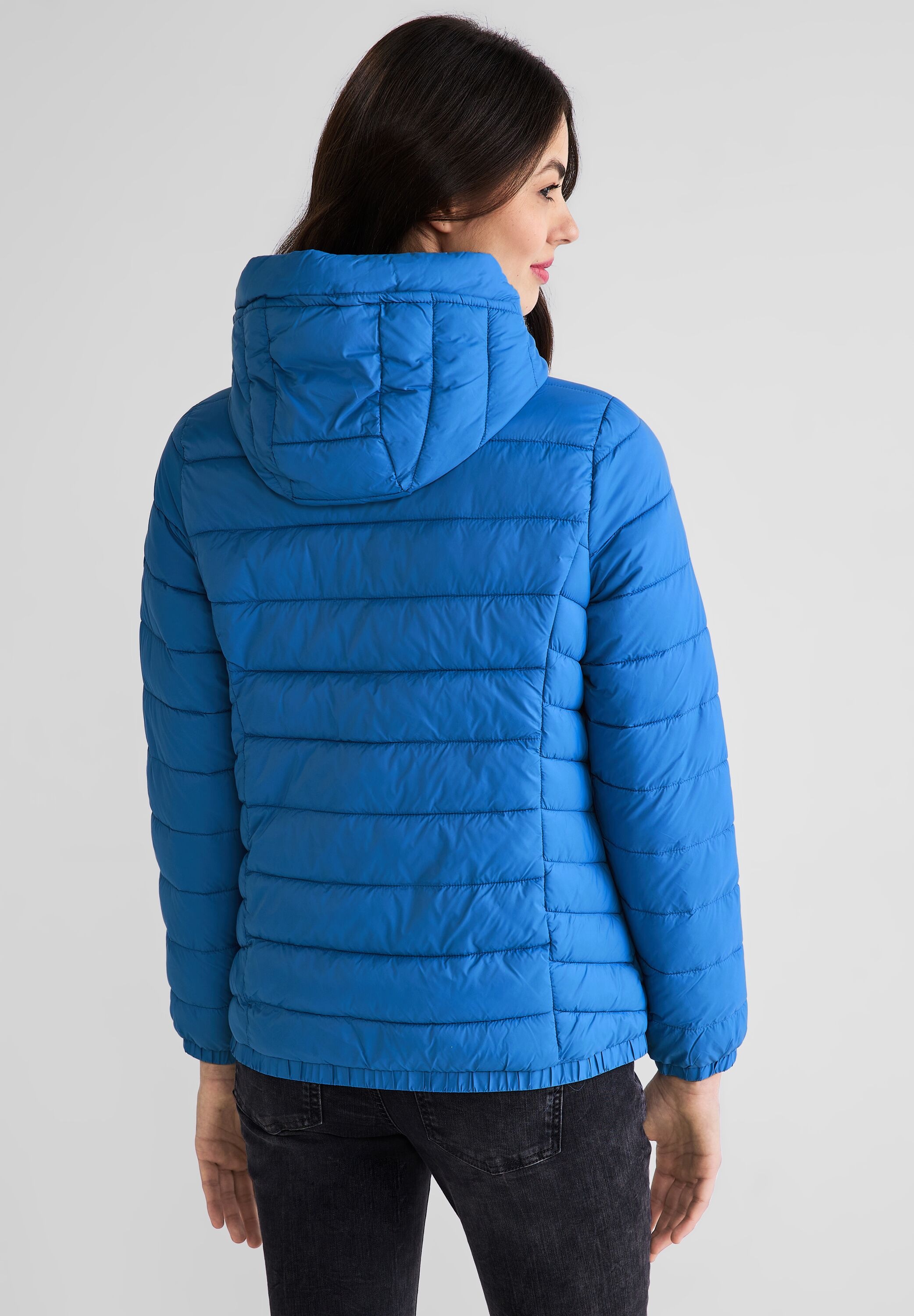 STREET ONE Steppjacke, mit Kapuze, mit Kapuze mit Tunnelzugband