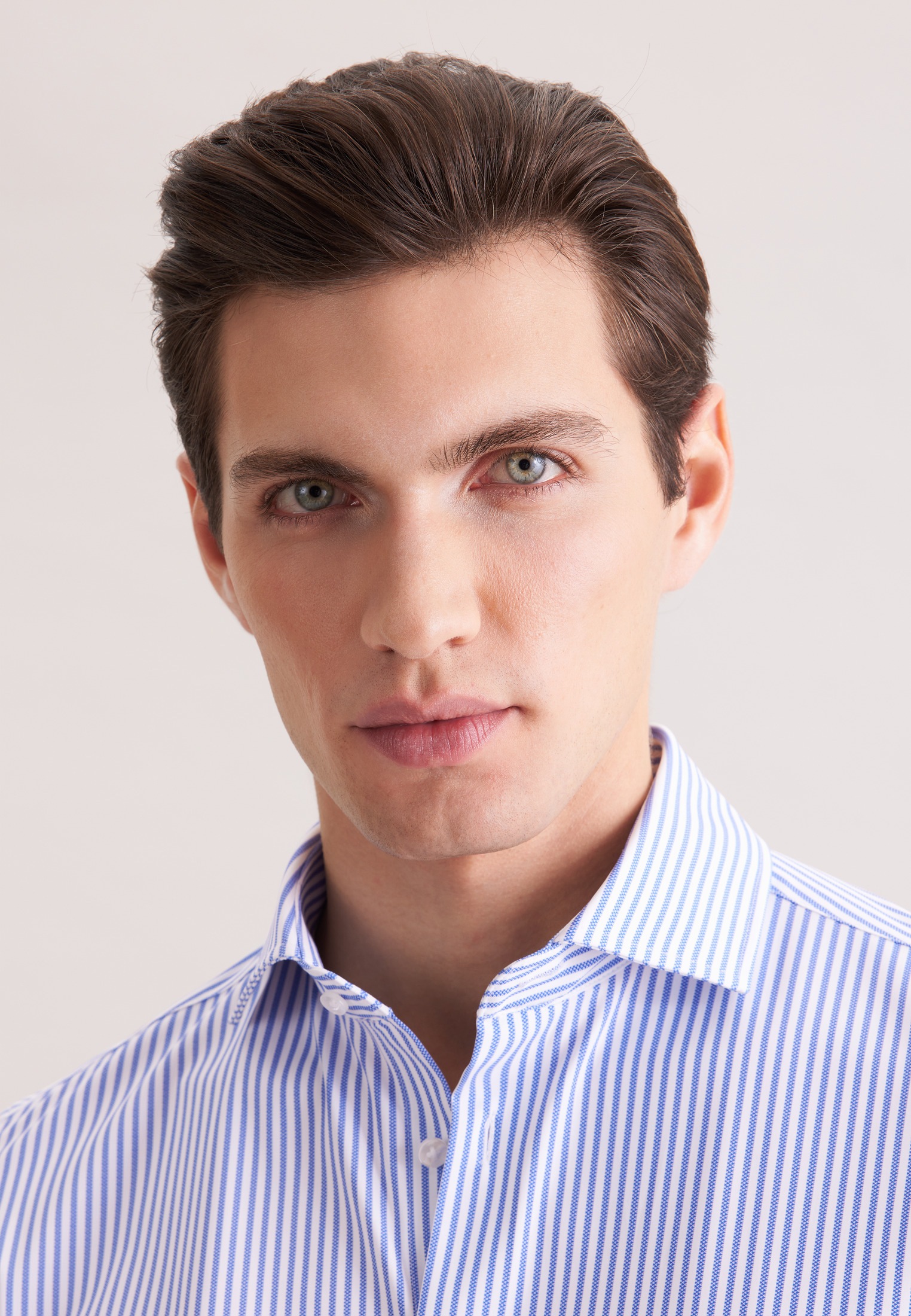 Seidensticker Schwarze Rose Men's Shirt Mid Blue Size S 2