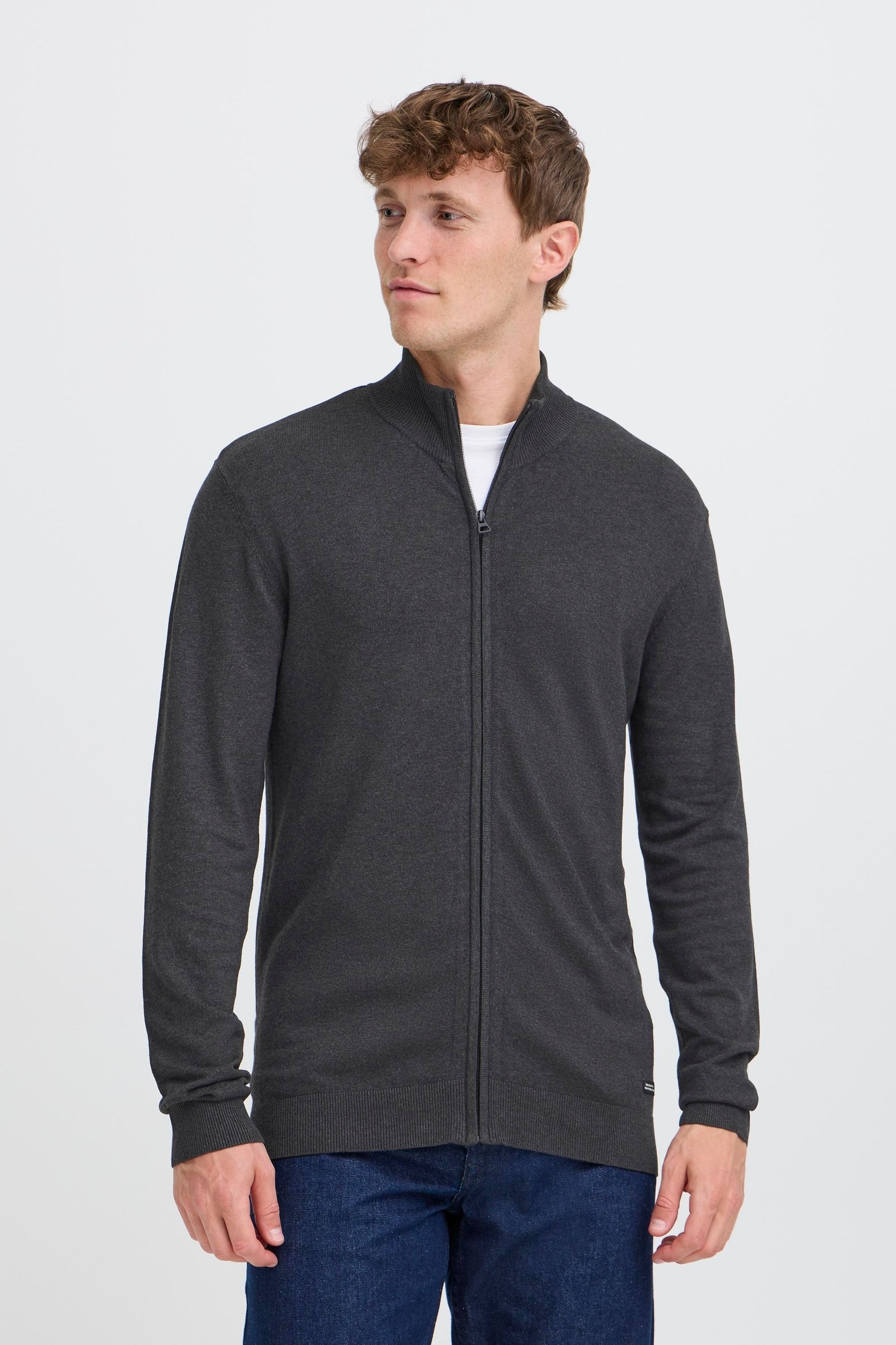 Blend Strickjacke "BHWebe", Stilvolle Strickjacke mit Reißverschluss günstig online kaufen
