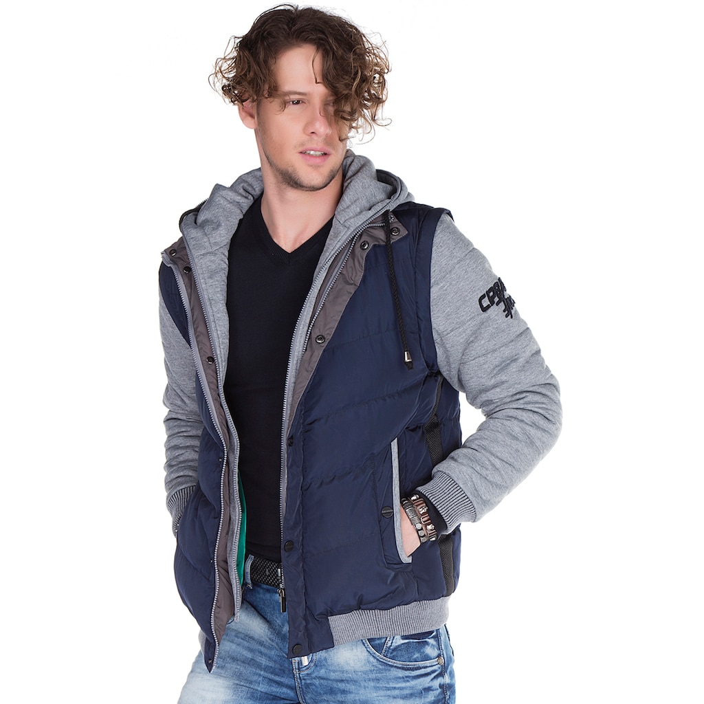 Cipo & Baxx Outdoorjacke, in 2-in-1-Optik