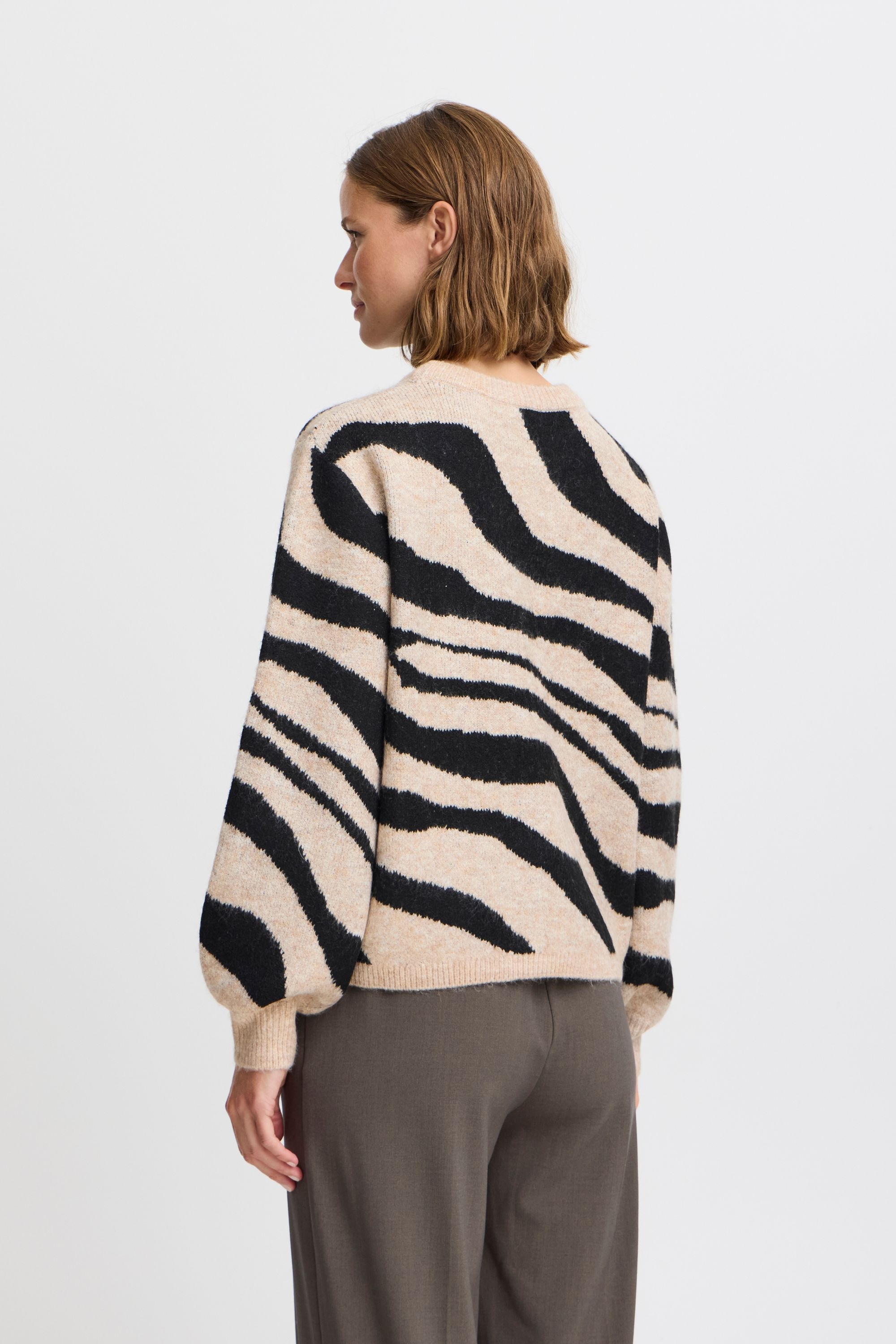 b.young Strickpullover »Strickpullover BYBXMINYA ANIMAL JUMPER -«