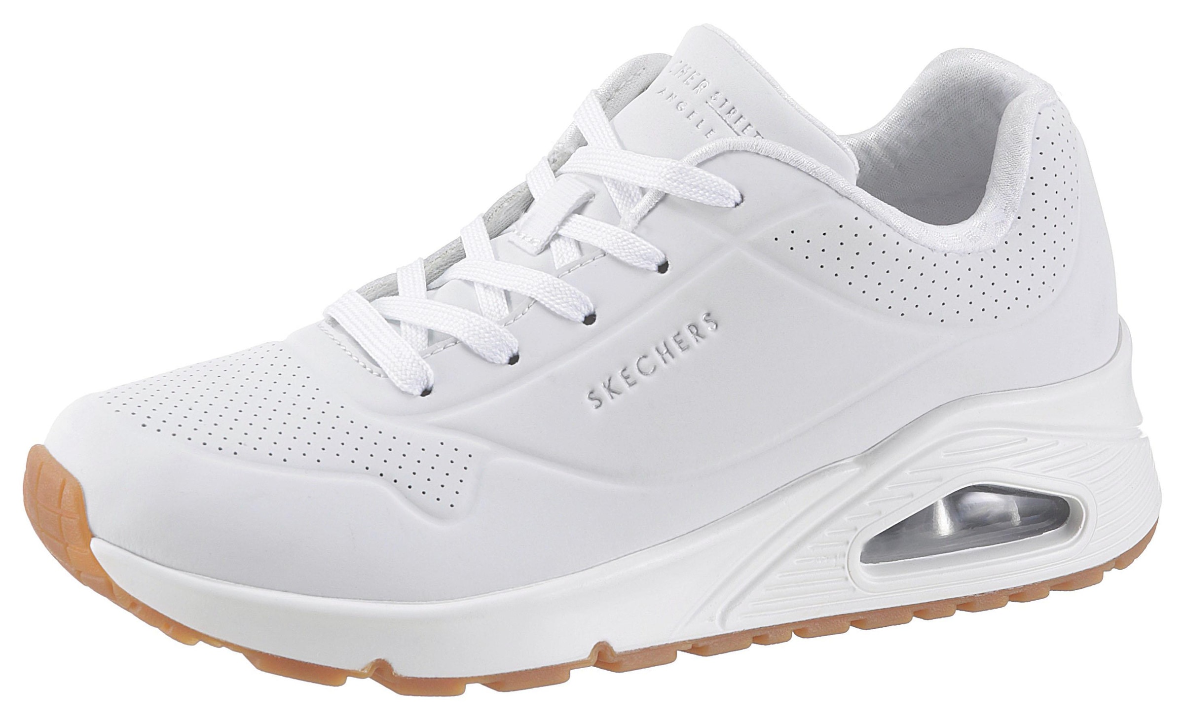 Skechers Sneaker »Street Uno - Stand on Air«, Freizeitschuh, Halbschuh, Schnürschuh im schlichten Look