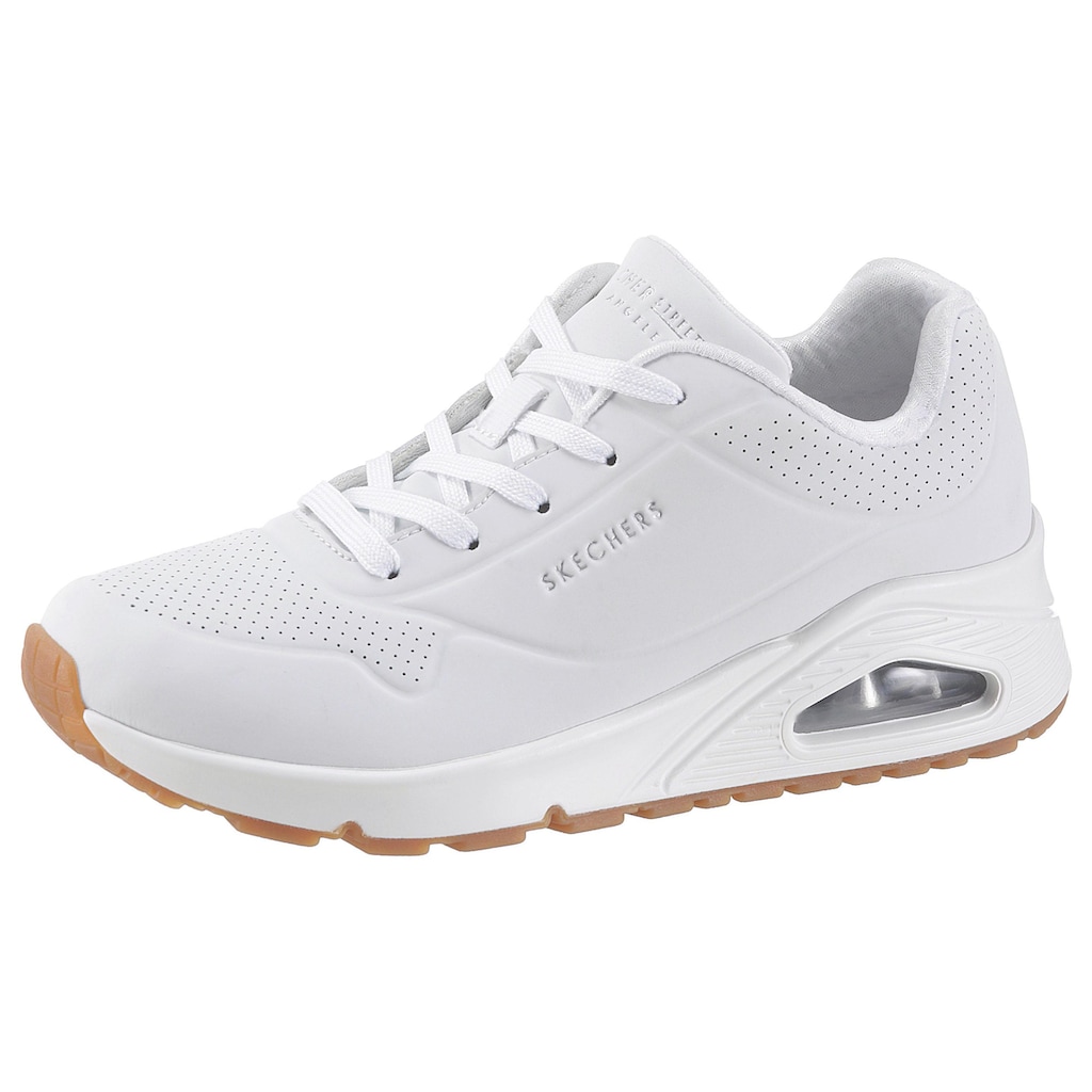 Skechers Sneaker »Street Uno - Stand on Air«, im schlichten Look, Freizeitschuh, Halbschuh, Schnürschuh