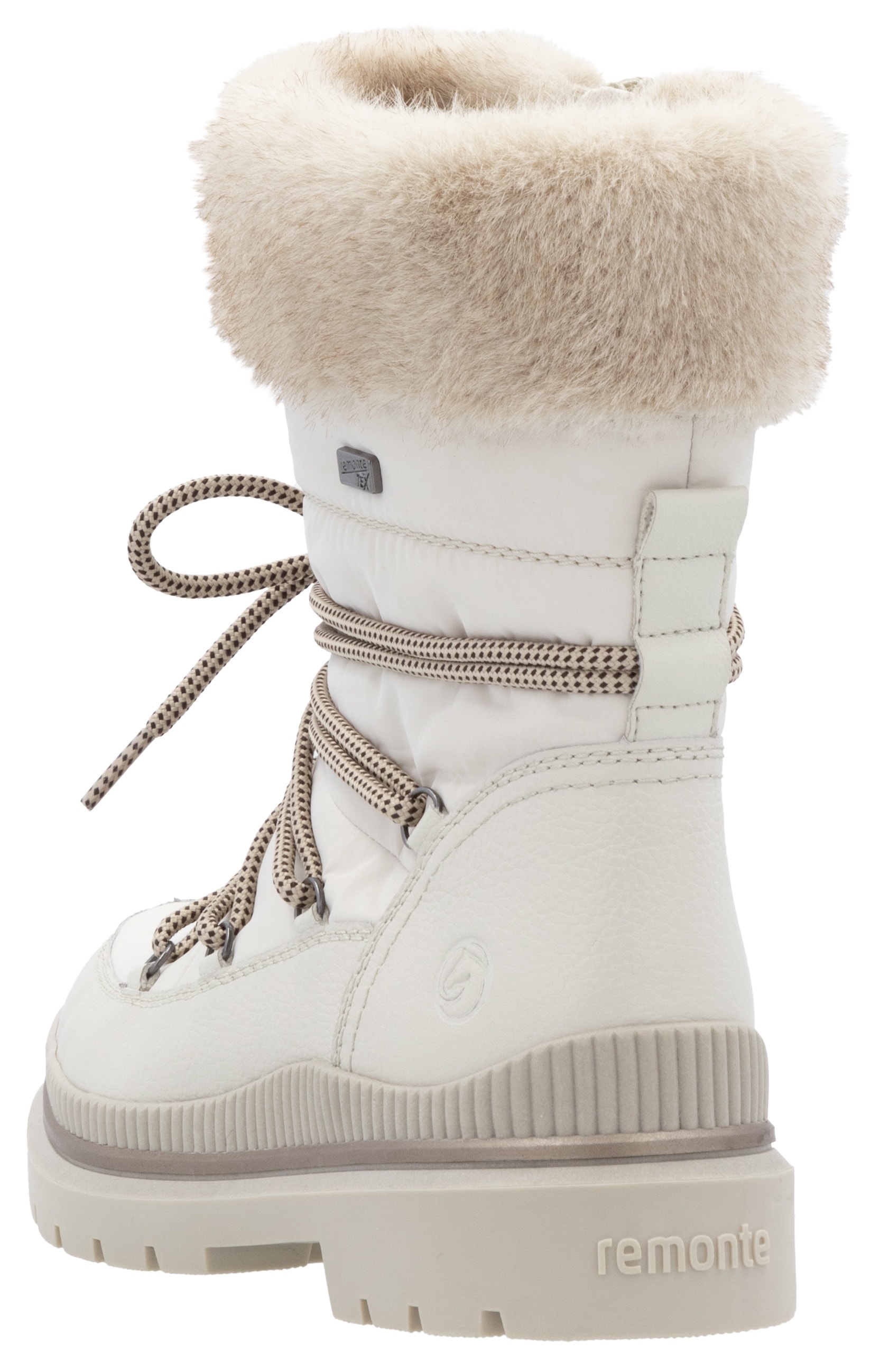 Remonte Winterboots, Blockabsatz, Winterstiefelette mit wasserabweisender TEX-Membran