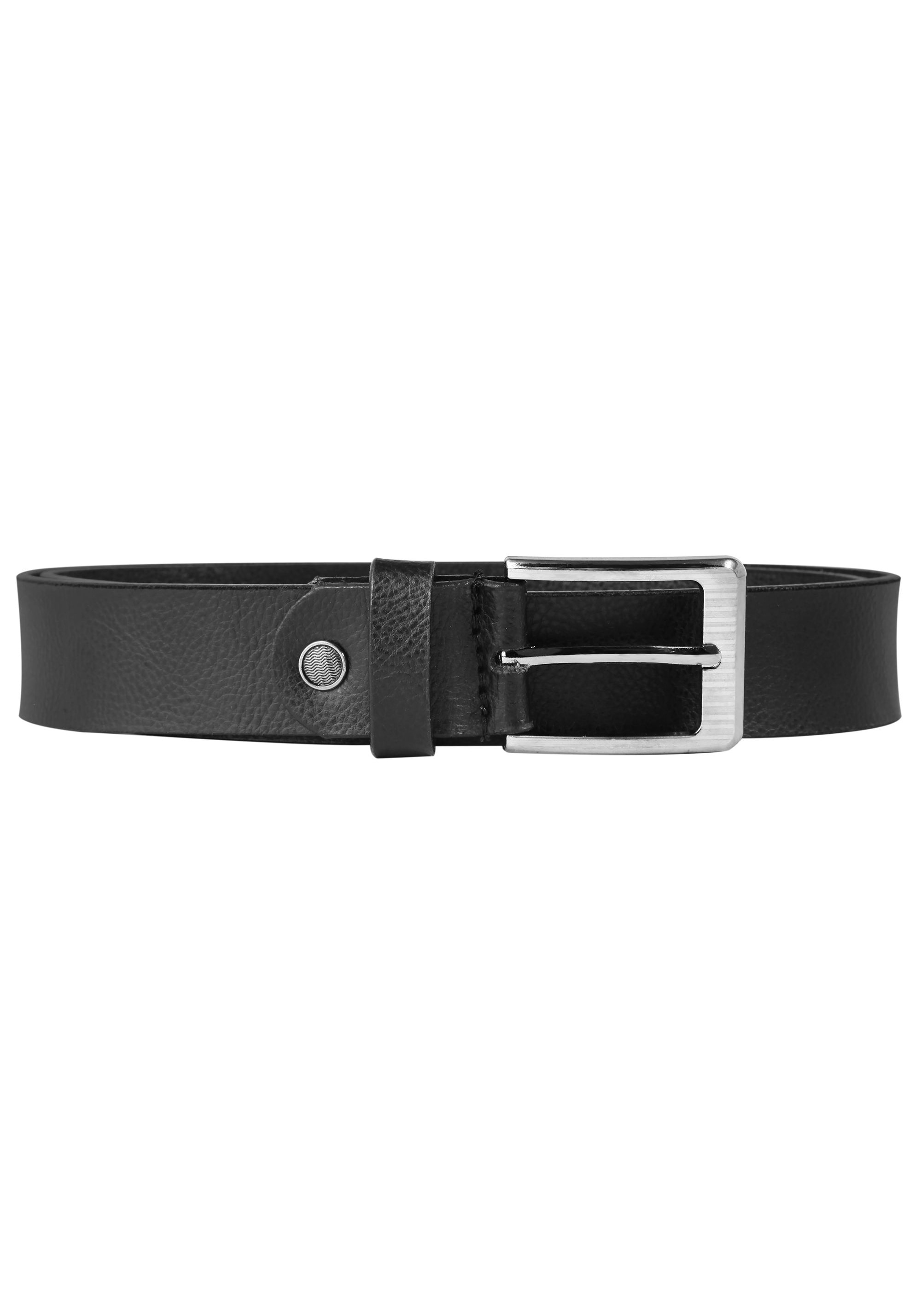 Leonardo Verrelli Ledergürtel »hochwertiges Echt Leder, schwarz, 90 cm - 120 cm (BundweiteI)«