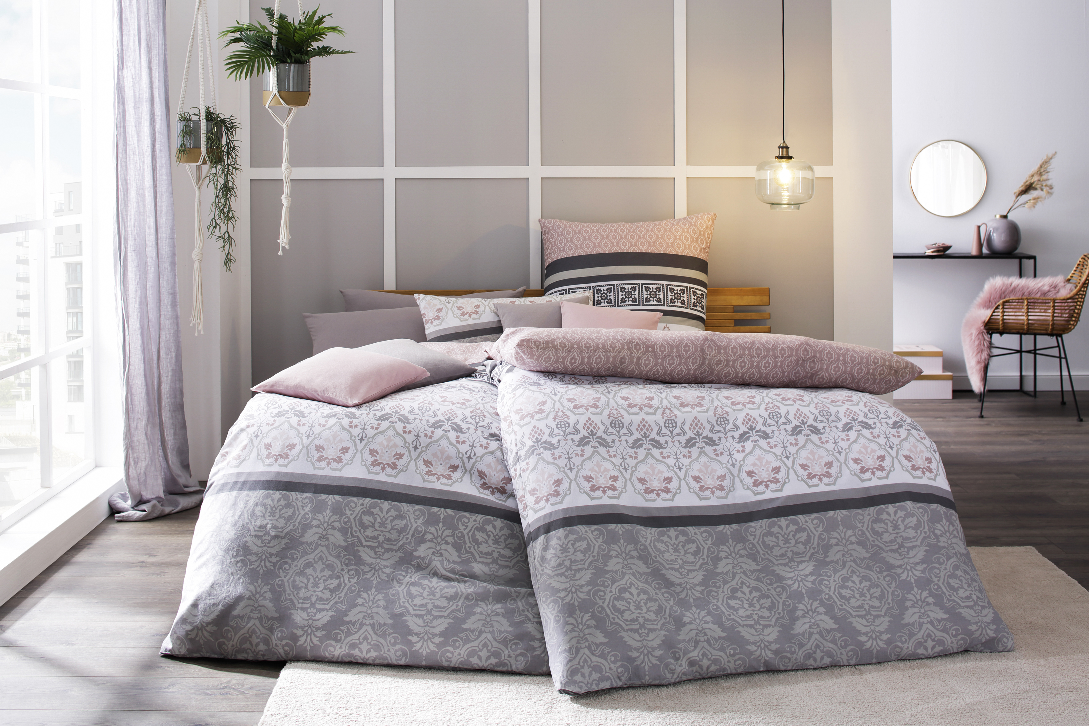 Bettwäsche »Cremona in Renforcé, Biber (Flanell) und PolyCotton Qualität, romantisch,...