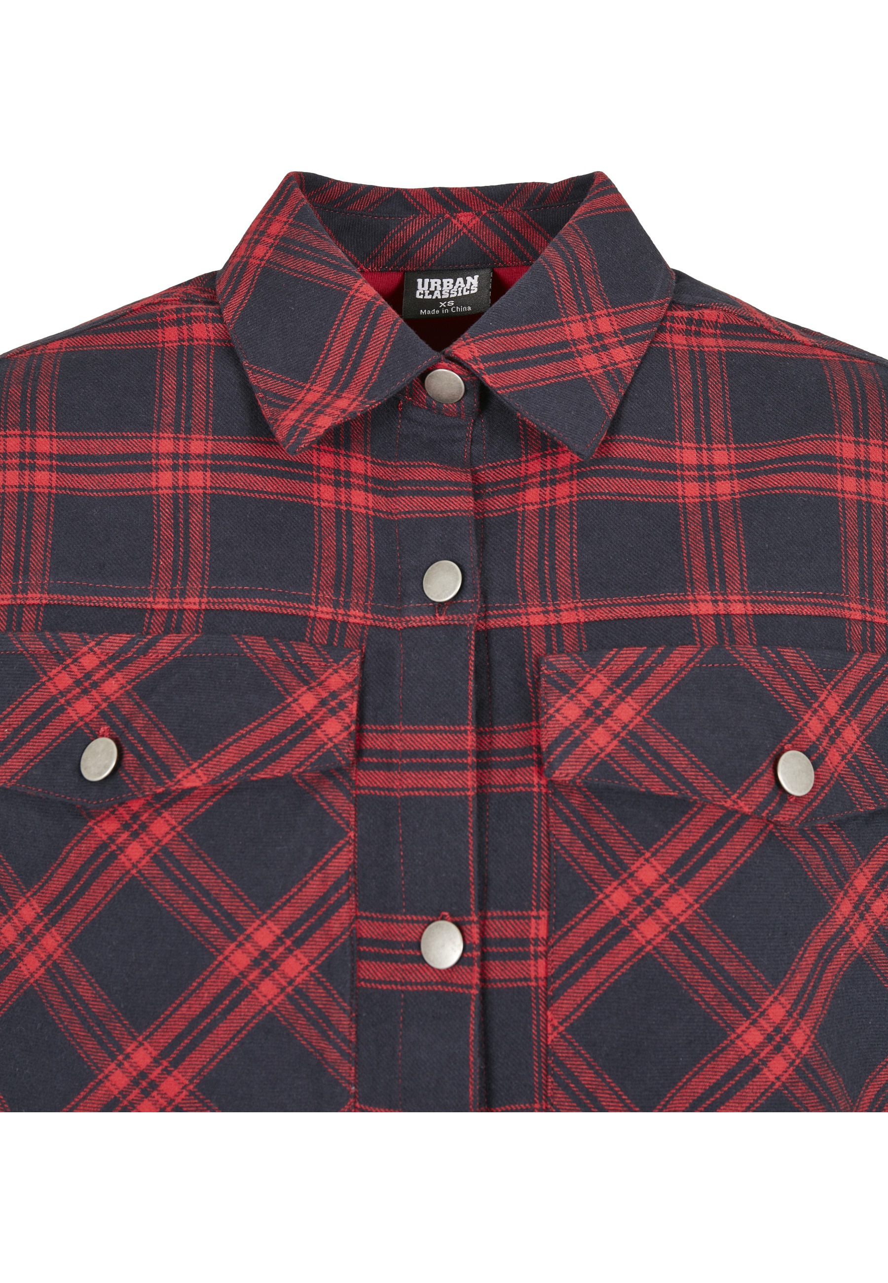 Thumbnail - URBAN CLASSICS Kurzarmshirt "Urban Classics Damen Ladies Oversized Overshirt" 1 Stk.