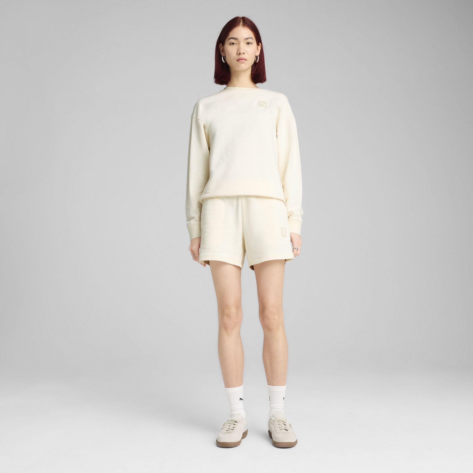 PUMA Sporthose »ESS ELEVATED 5" Shorts mit mittelhohem Bund Damen«