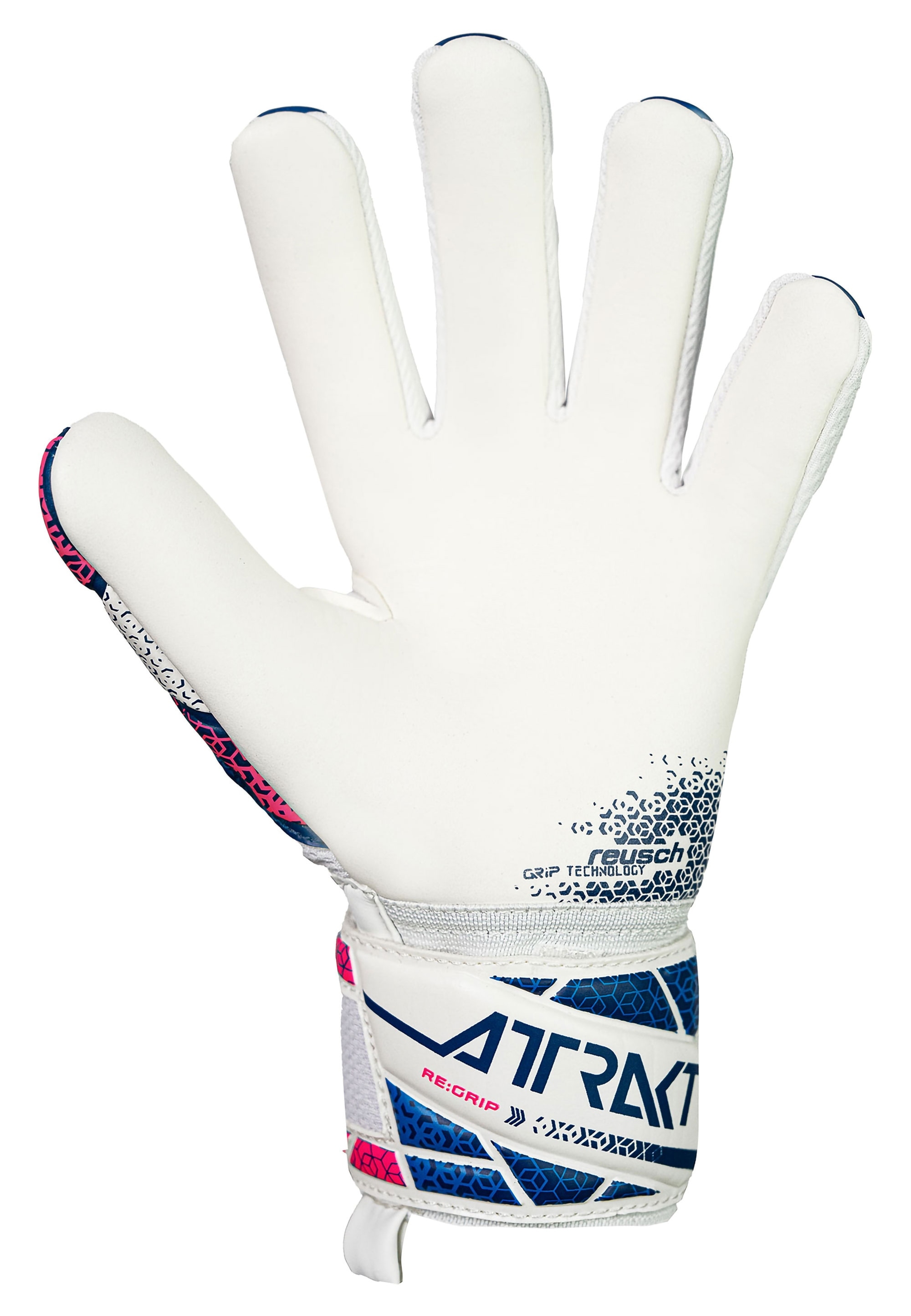 Reusch Torwarthandschuhe »Attrakt RE:GRIP NC Junior«, mit maximalem Grip