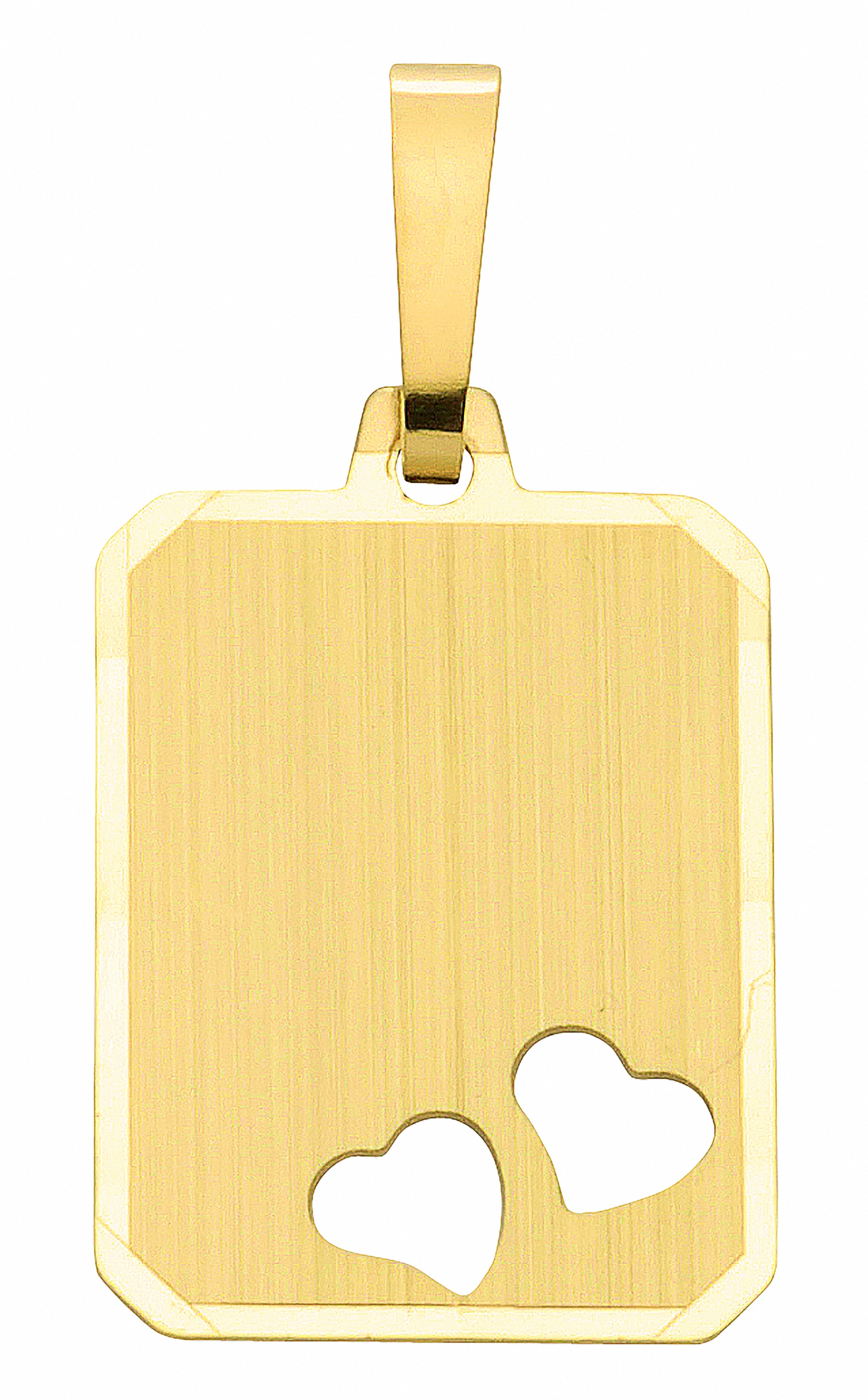 Adelia´s Kette ohne Anhänger »333 Gold Gravurplatte Anhänger«, Schmuckset -  Set mit Halskette bestellen | BAUR