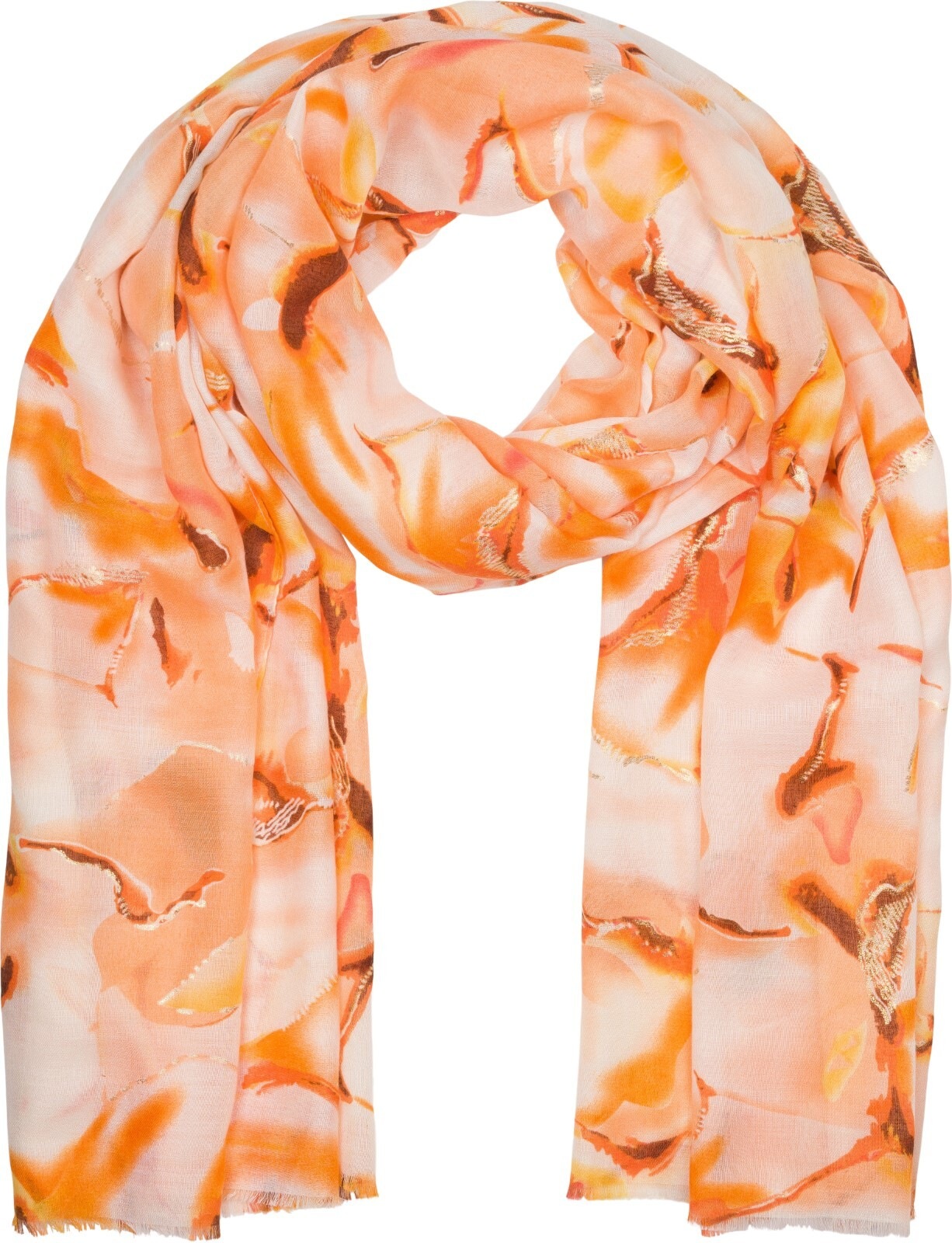 styleBREAKER Schal "Schal Marmor Muster Metallic Akzente" 1 Stk.