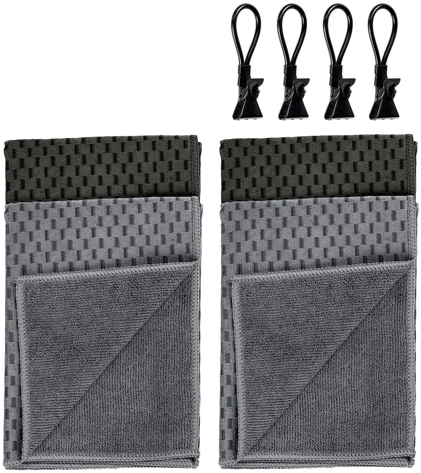 WENKO Geschirrtuch "Modell Miko mit Klemm-Ösen" saugstark & schnell trockne günstig online kaufen