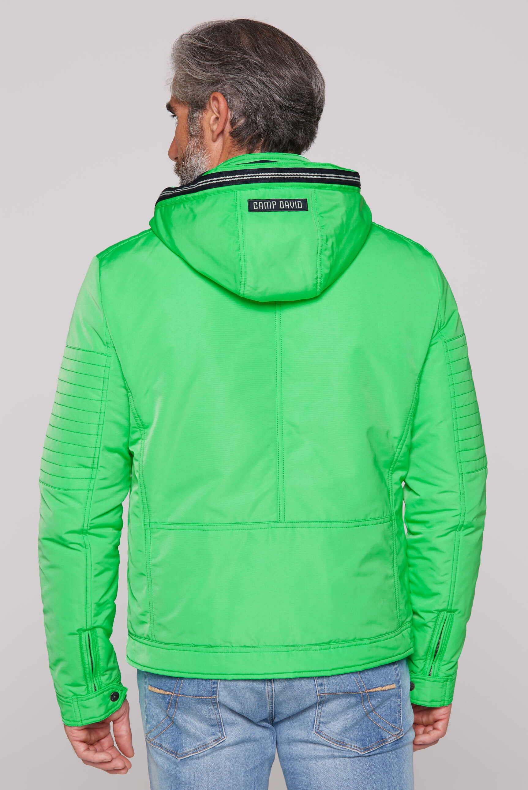 CAMP DAVID Outdoorjacke, mit Kapuze, mit Brusttaschen