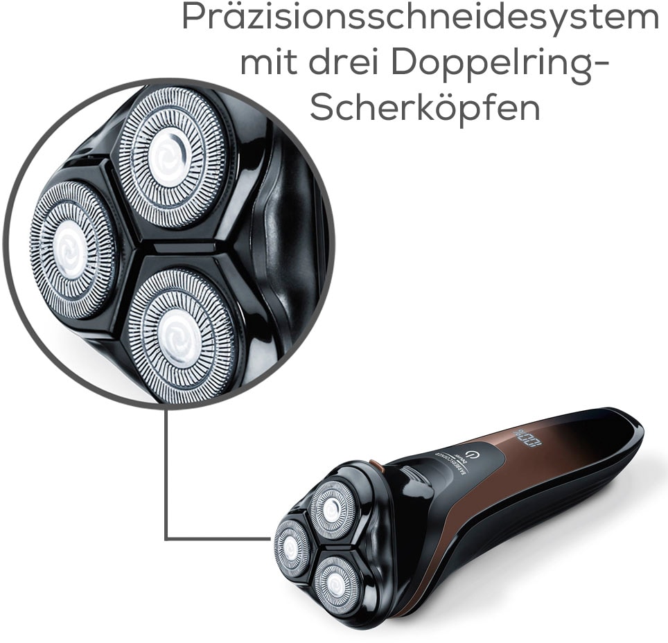 BEURER Elektrorasierer »BarbersCorner HR 8000«, 1 St. Aufsätze, wasserfest (IPX6)