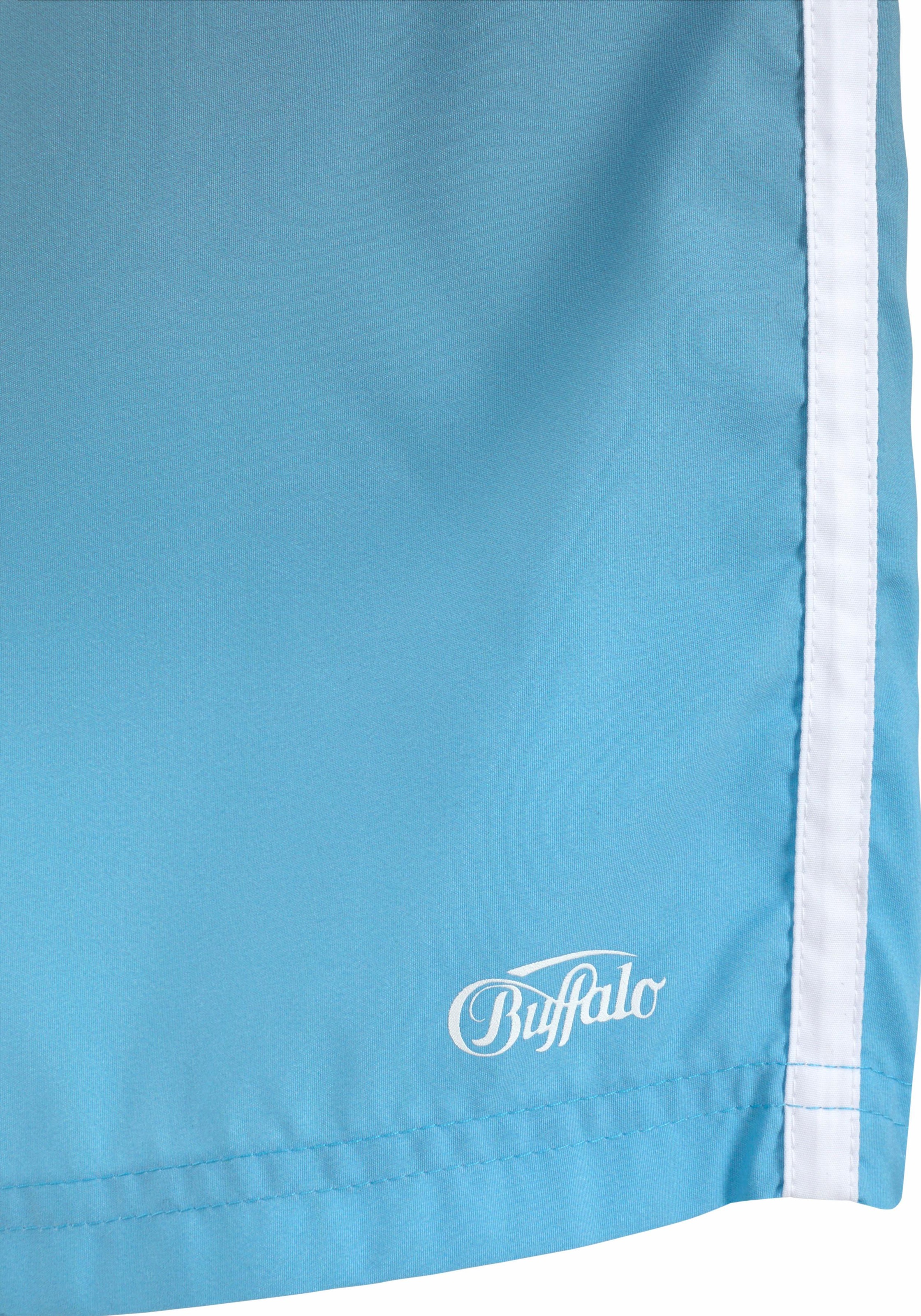 Badeshorts BUFFALO, Herren, Gr. XXL (58/60), N-Gr, blau (marine, blau), Microfaser, Microfaser, Polyester, Farbverlauf, bedruckt, Badehosen Badeshorts, mit Farbverlauf 3