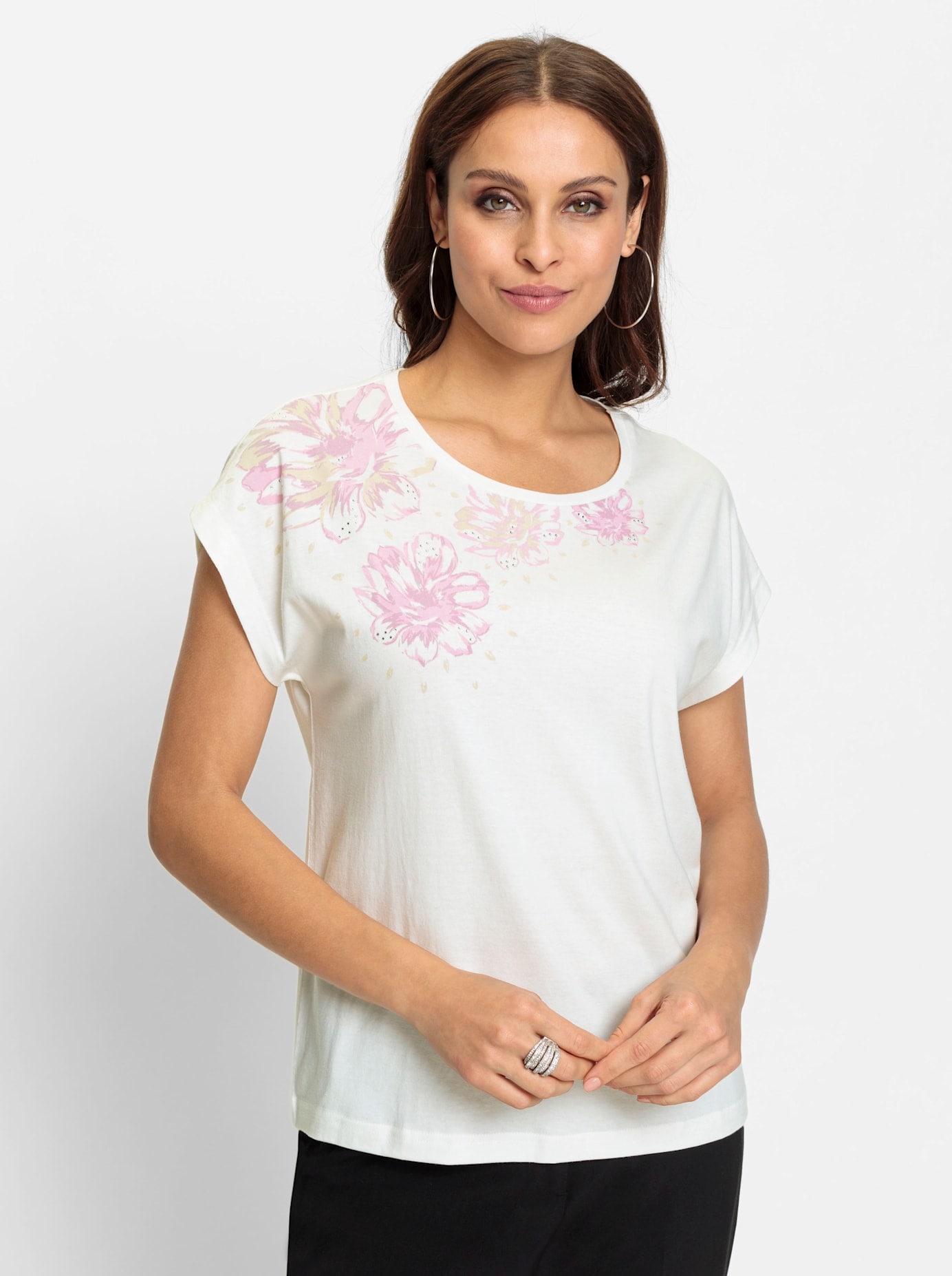 Lady Print-Shirt »Rundhals-Shirt«, (1 tlg.)