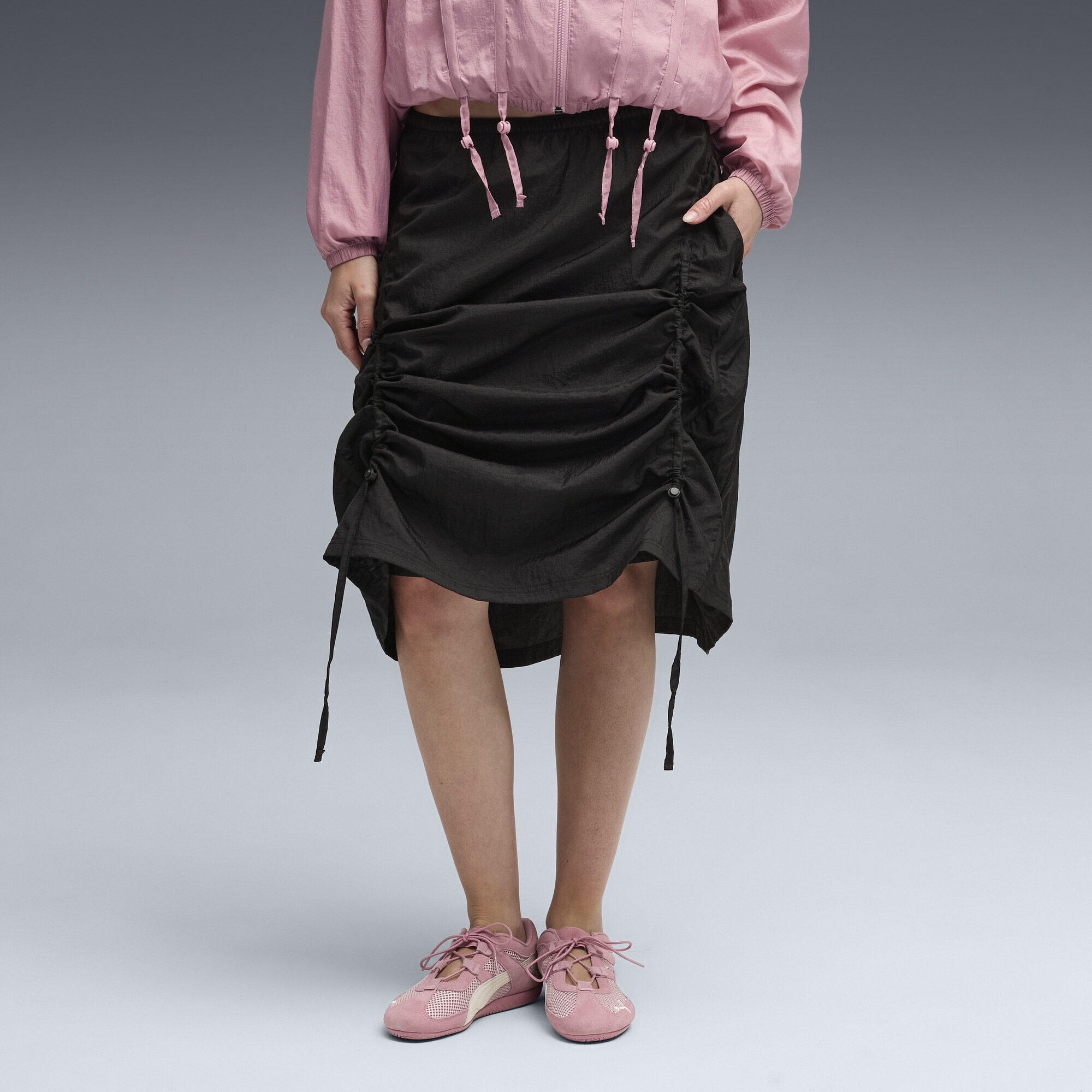 PUMA Jerseyrock »DARE TO Gewebter Midirock Damen«