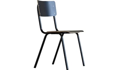 Stuhl »zero«, (Set), 2 St., stapelbar, in 2 Farben, Gestell aus Metall