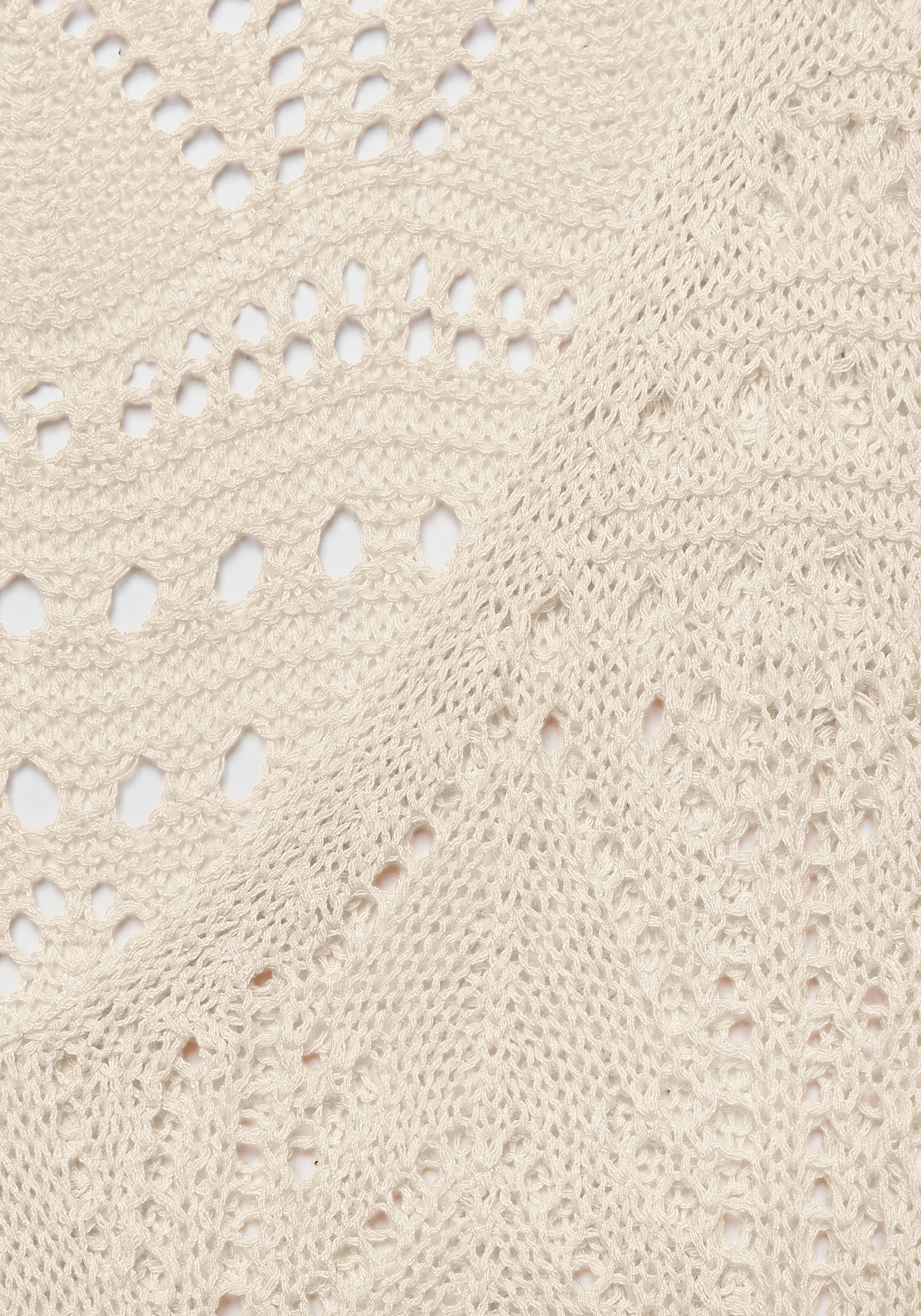s.Oliver Strandpullover, mit semi-transparentem Ajourmuster, sommerlicher Strickpullover
