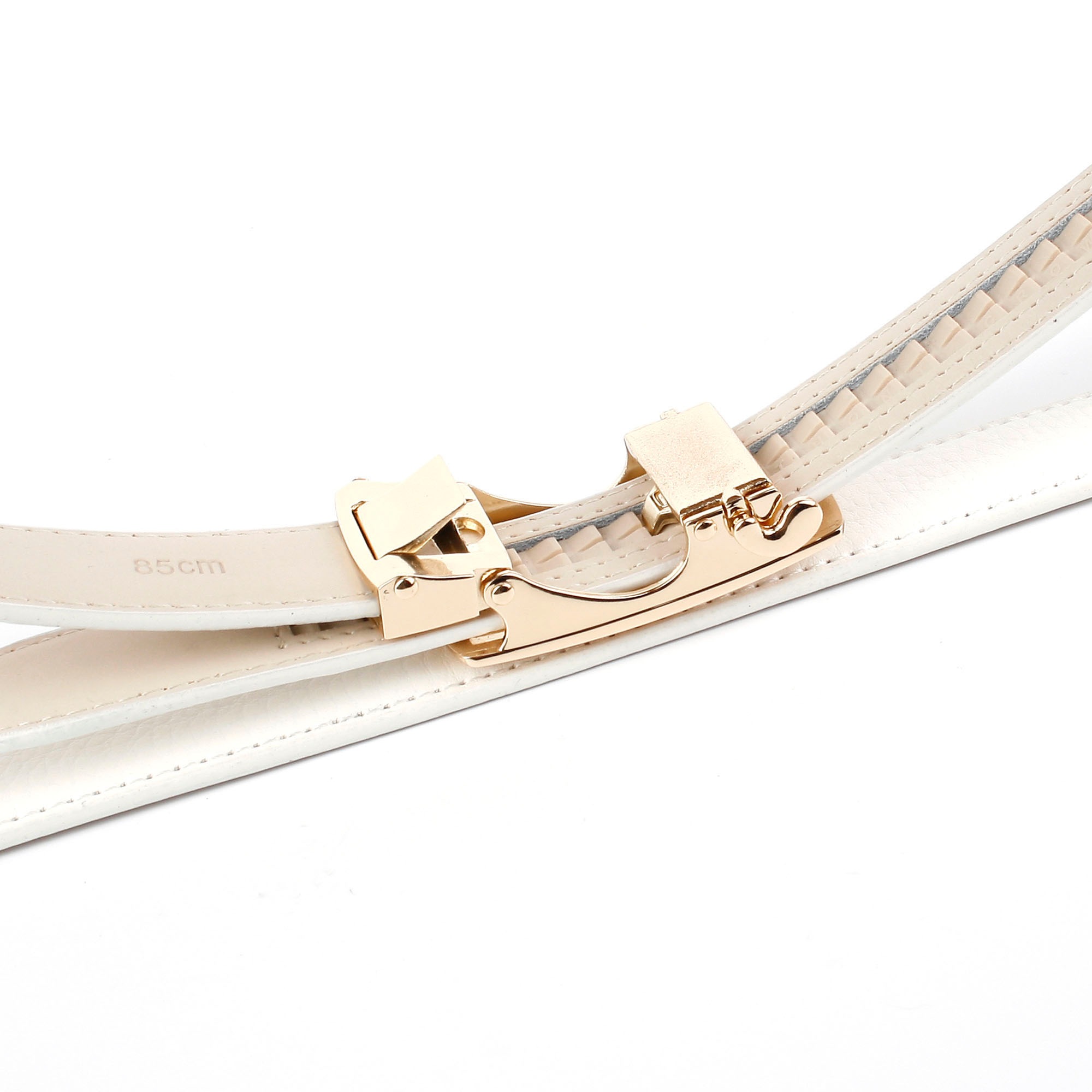 Anthoni Crown Ledergürtel Automatik Gürtel mit Herzen und Glitzersteinen günstig online kaufen