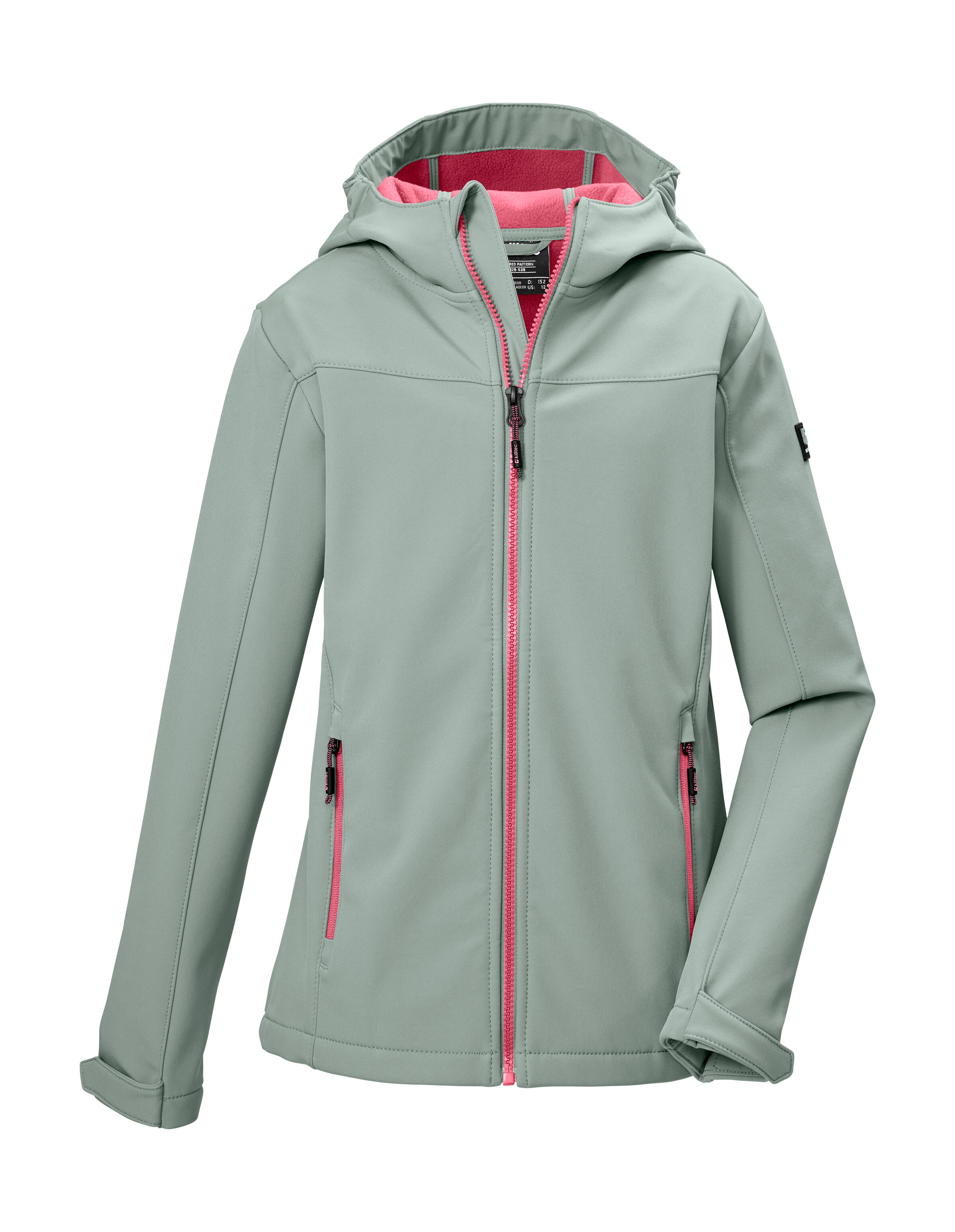 Killtec Softshelljacke "KOS 483 GRLS SFTSHLL JCKT" Winddichte Mädchen Softshelljacke, 10.000 mm wasserabweisend