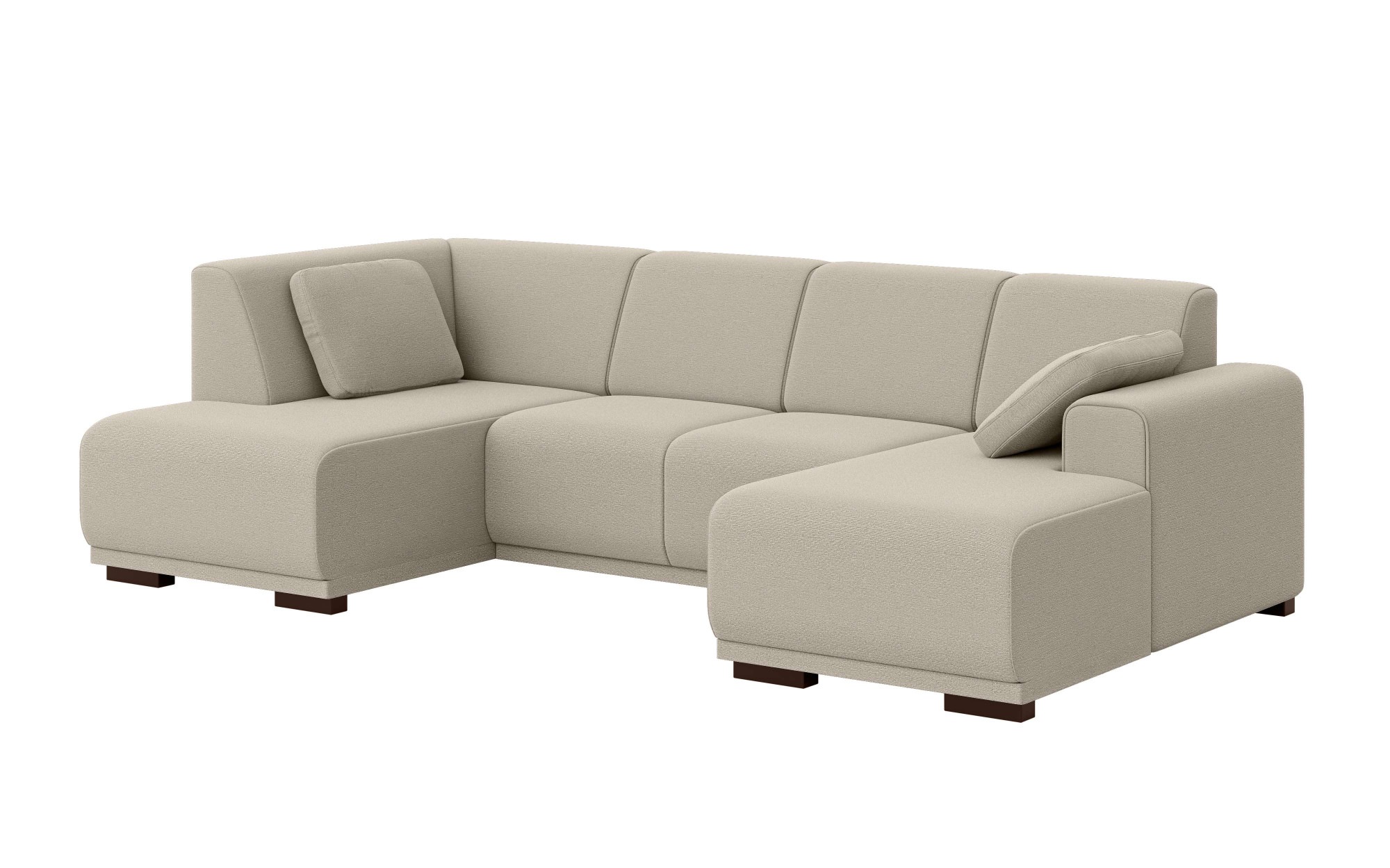 Home affaire sofa »BORNHOLM U-Form su gulimasis krėslas rechts/links B/T/H: 300/162/85 cm« U-Form su Wellenunterfederung gulimasis krėslas iš dešinės arba iš kairės bestellbar