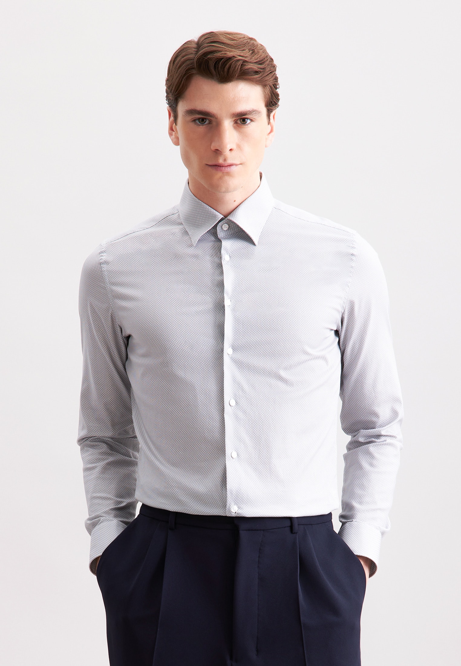 seidensticker Businesshemd "Schwarze Rose", Slim 1/1 Covered-Button-Down-Kr günstig online kaufen