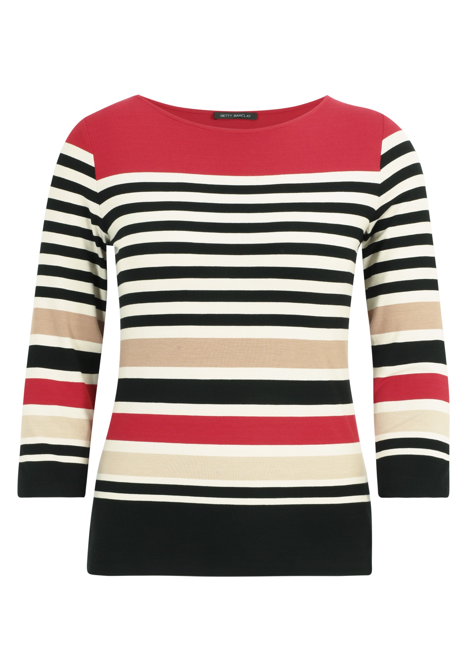 Betty Barclay 3/4-Arm-Shirt »Betty Barclay Damen Basic Shirt mit U-Boot-Ausschnitt«, (1 tlg.), Druck