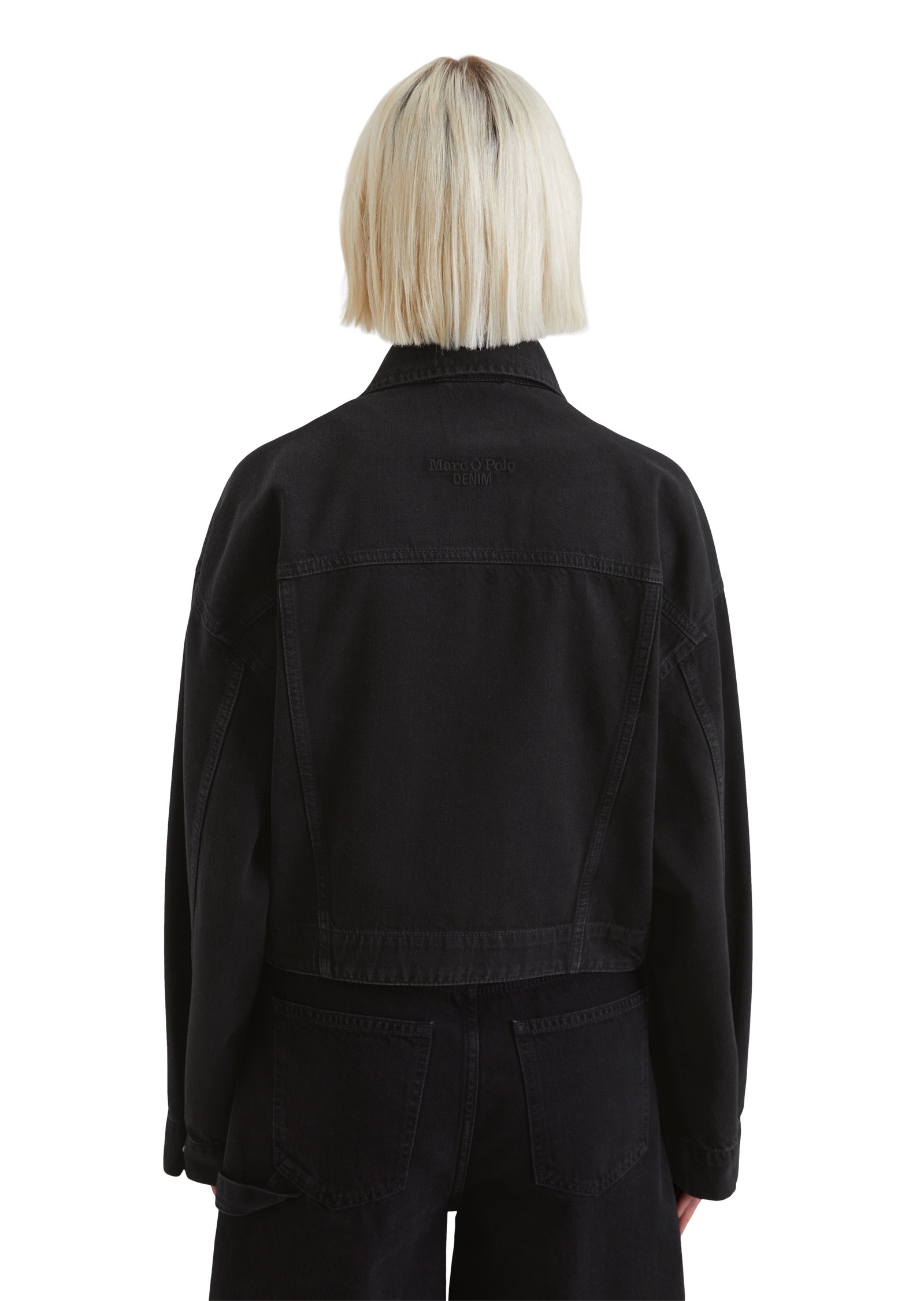 Marc O'Polo DENIM Jeansjacke »aus Organic-Cotton-Lyocell-Modal-Mix«, ohne Kapuze