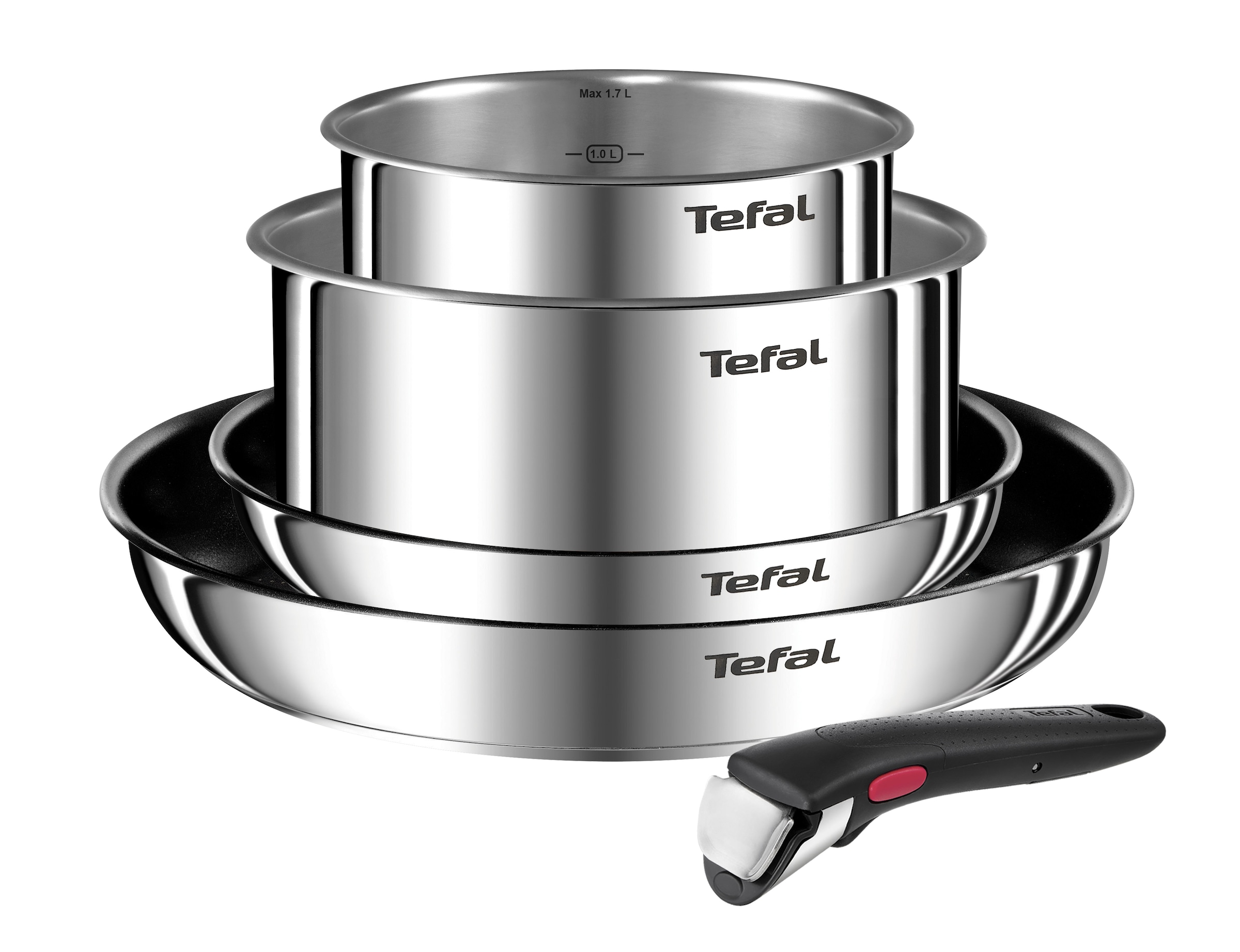 Tefal "Ingenio Emotion" Set, 5 Stk. tlg. Edelstahl