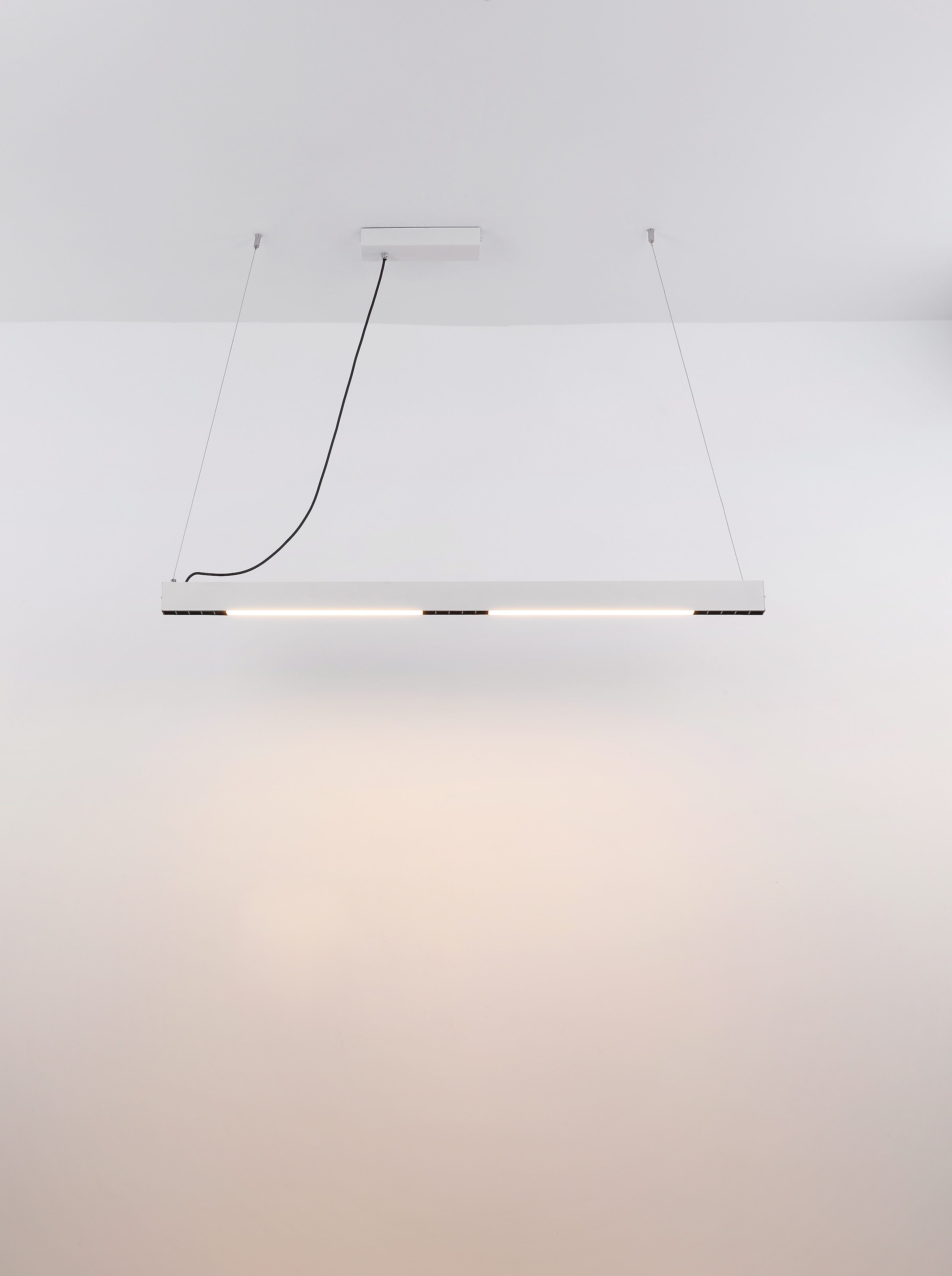 GLOBO LIGHTING Hängeleuchte »HODARI« LED-Modul 1 Stk. Weiß-aluminium Hängeleuchte mit RGB LED, Fernbedienung