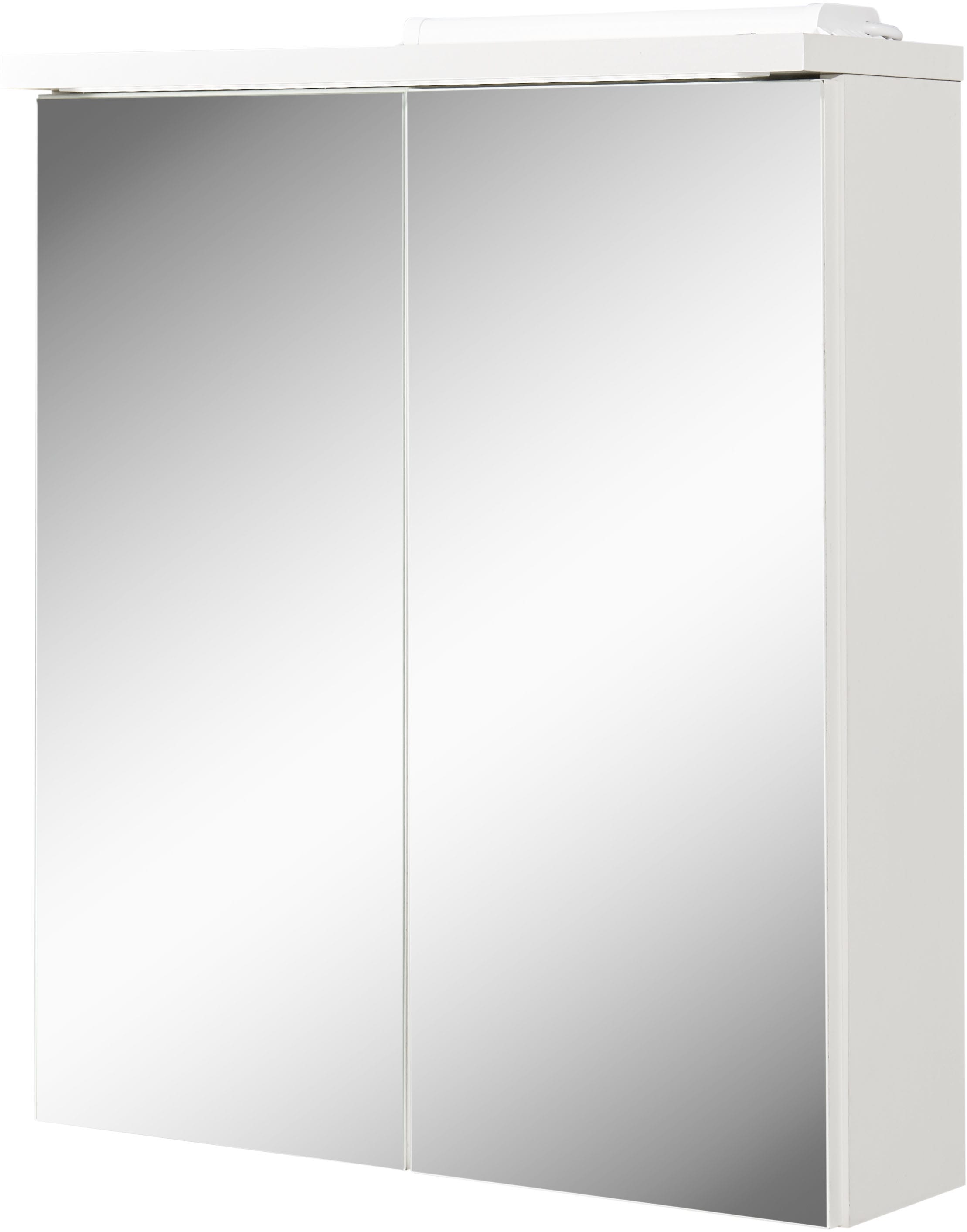 BASIC by Balculina Spiegelschrank »Pool, Badezimmerschrank BxHxT 60x68x20«, (1 St.), Breite 60cm, Tür L/R montierbar