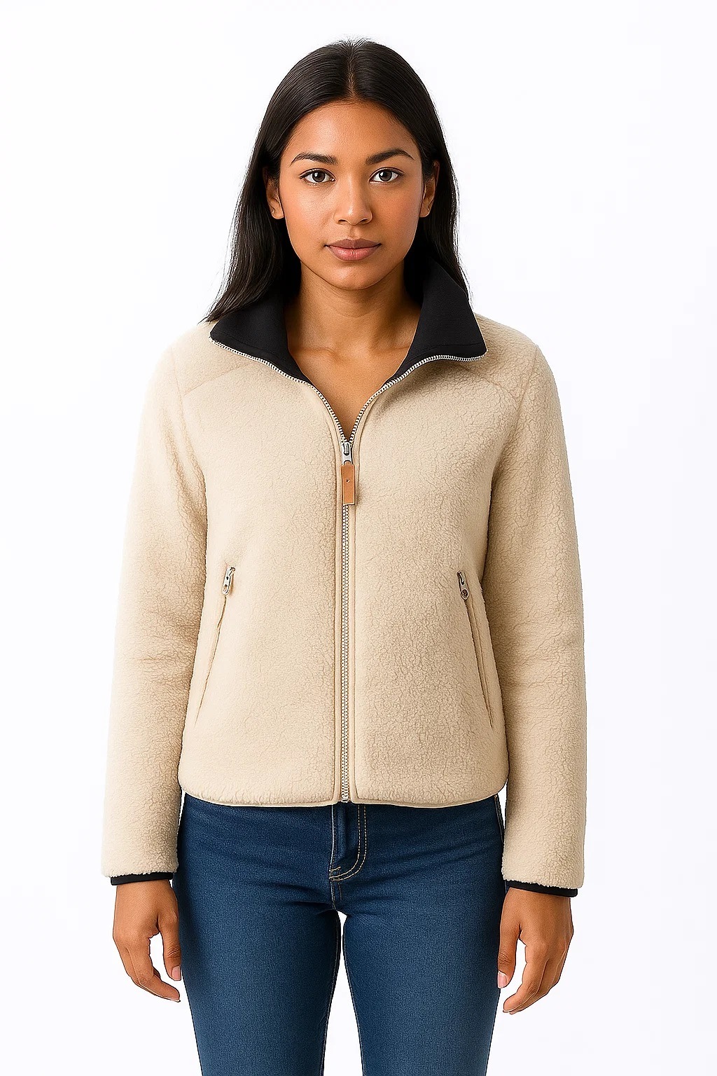 LPO Fleecejacke "Femke II" mit Langhaarfleece günstig online kaufen