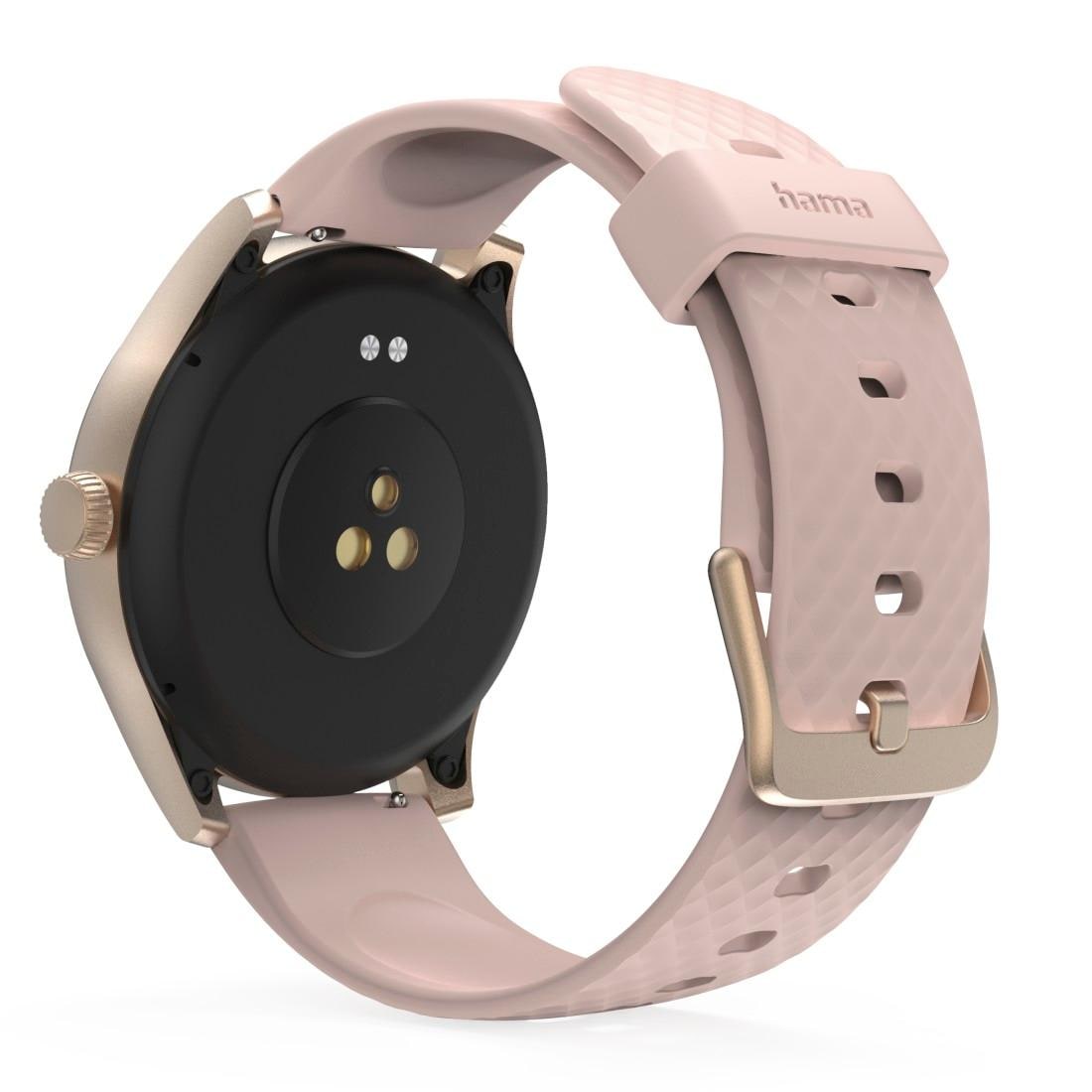 Hama Smartwatch »Smartwatch 1,38“ (Anruffunktion, WhatsApp etc., Schlafmonitor, IP68)«, (/ 1,38 Zoll),)