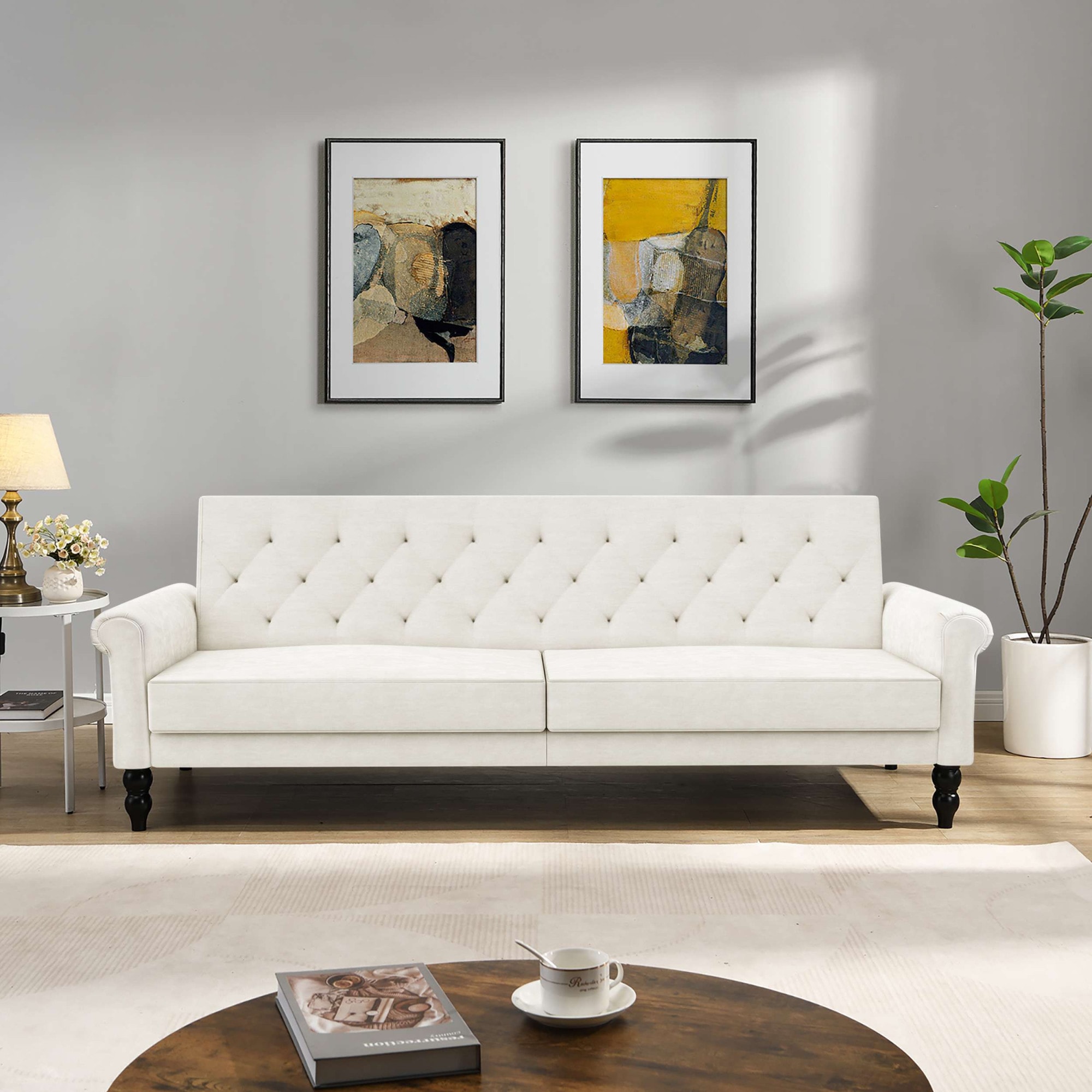 Dorel Home 3-Sitzer "Tyne" Schlafsofa 222 cm, Bettfunktion (110/190cm), pfl günstig online kaufen