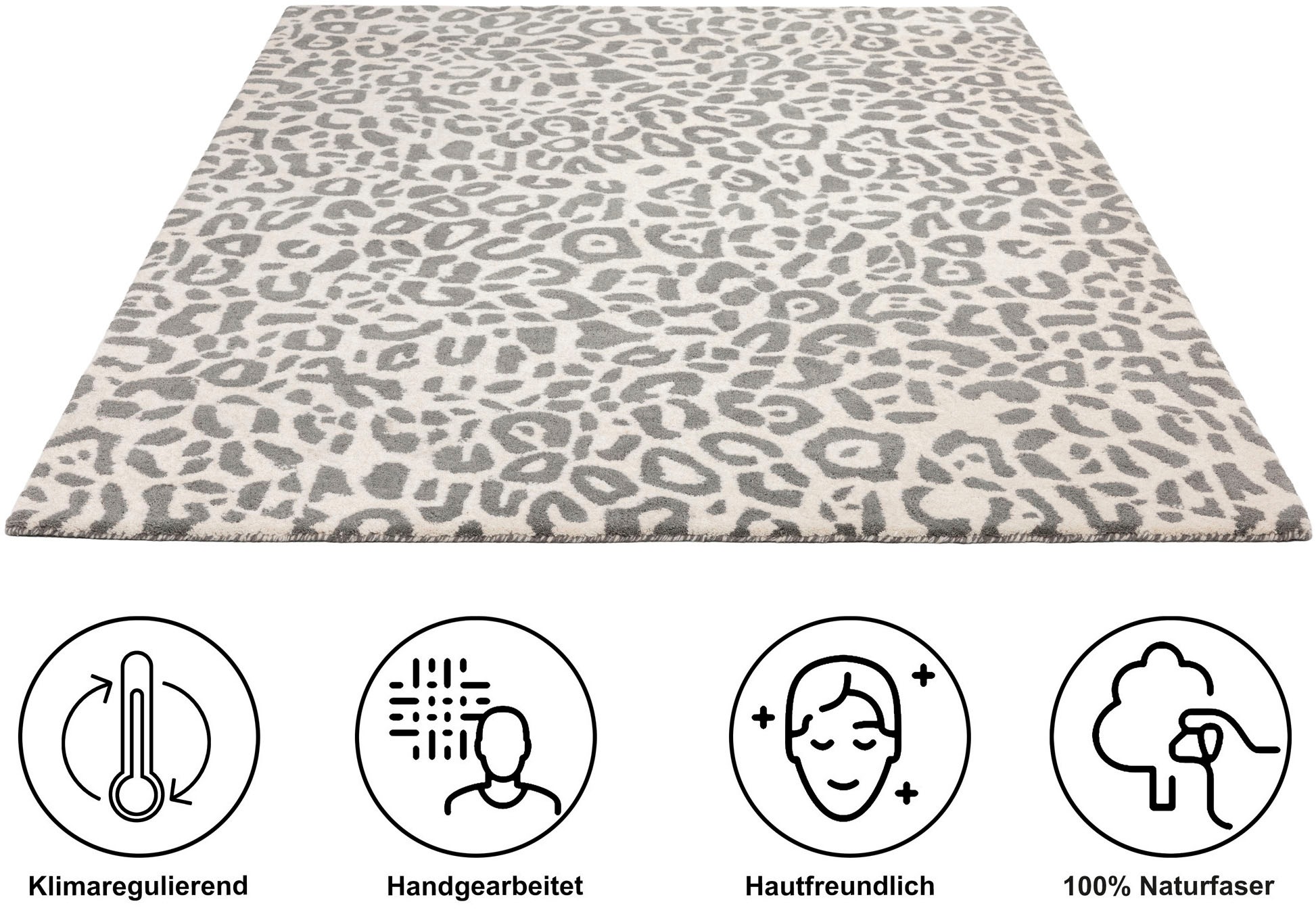 OTTO Home Gabbo Leo Rectangular Rug Natural 140x70 cm 2