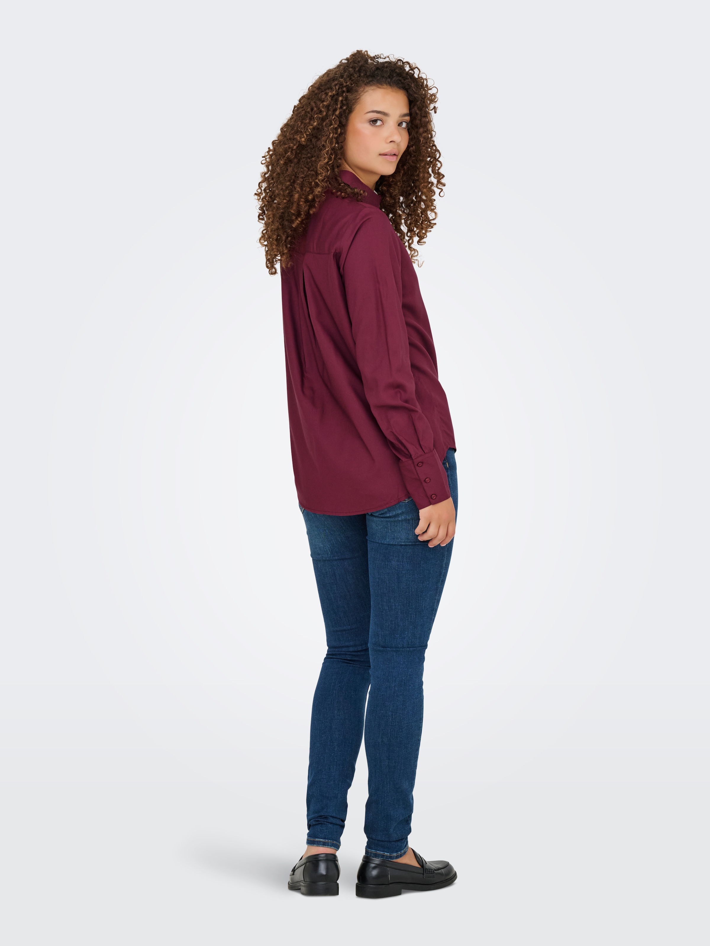 ONLY Hemdbluse »ONLBERIT LIFE L/S SHIRT WVN«