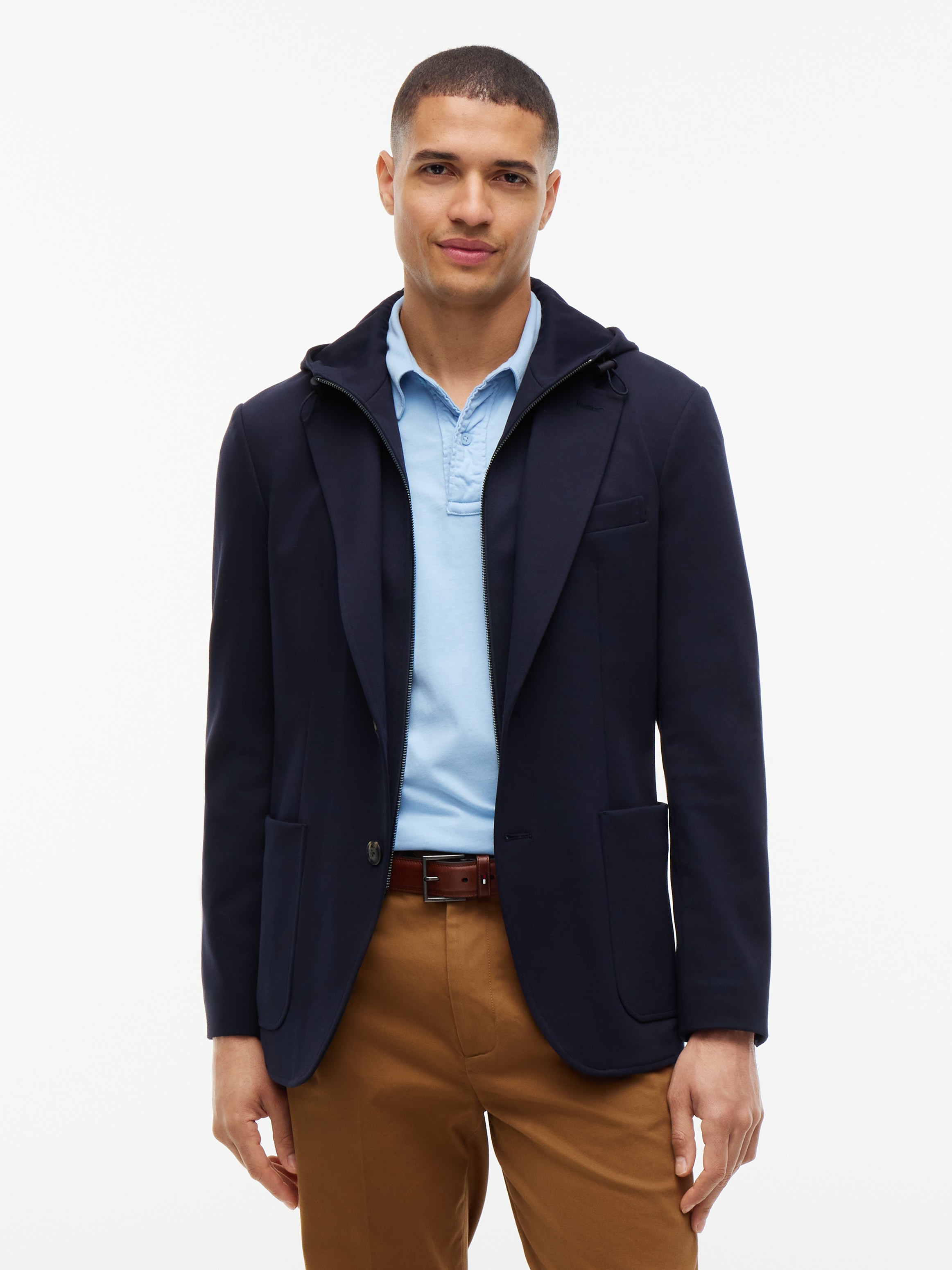 Tommy Hilfiger Sakko mit Kapuze "NY BIB PUNTO MILANO"