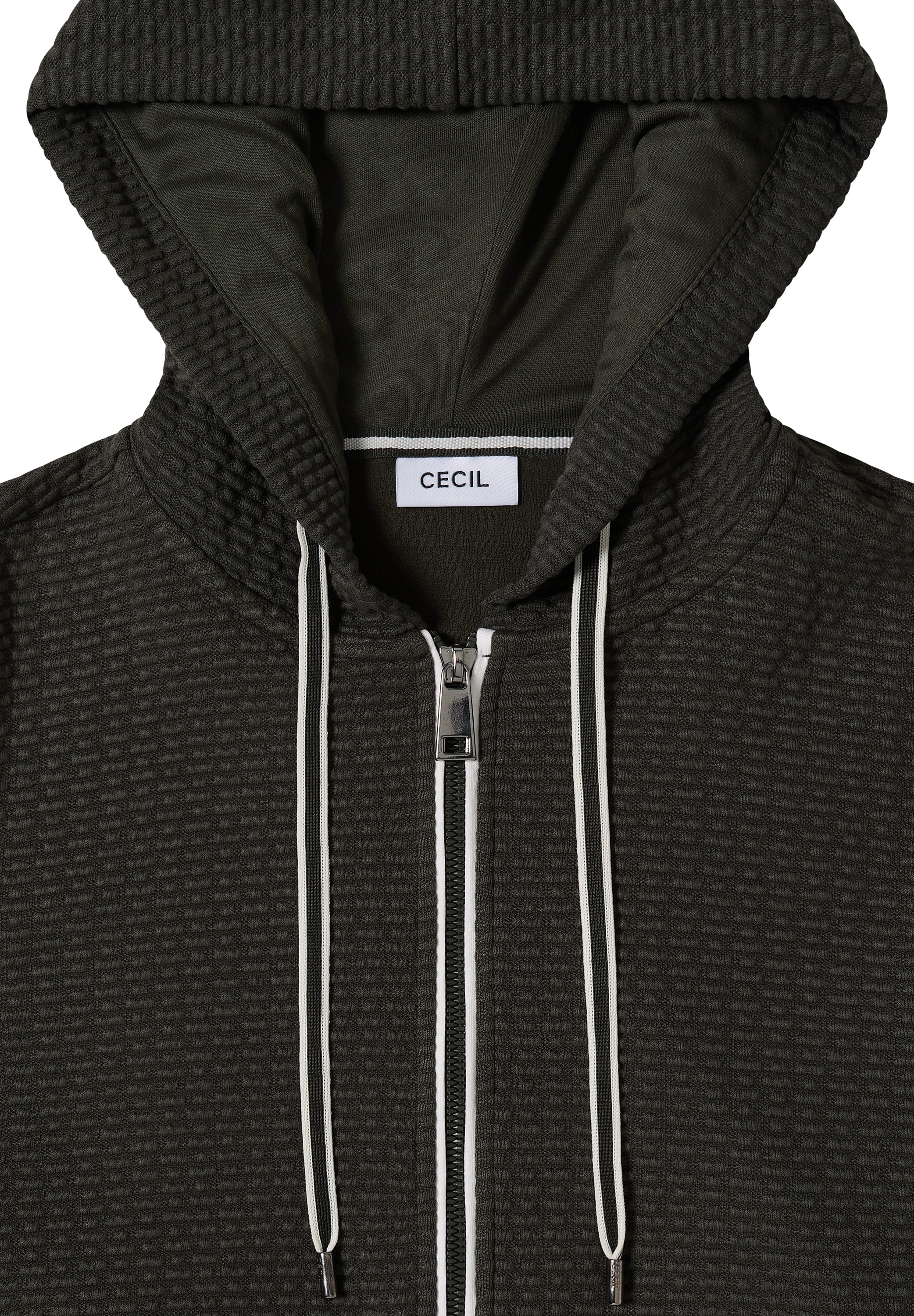 Cecil Sweatjacke mit Struktur-Muster