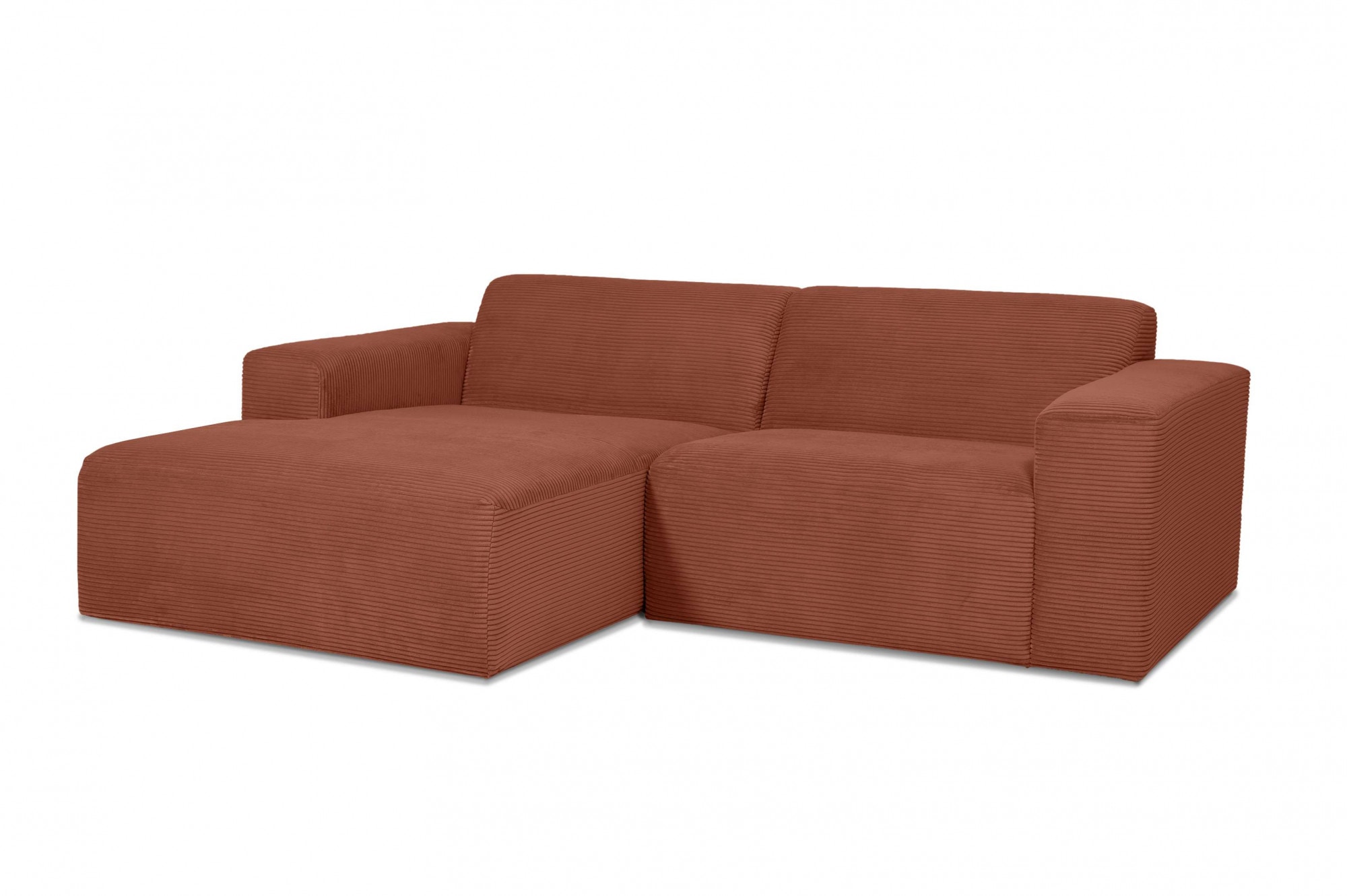 INOSIGN Ecksofa »Koa,228cm, L-Form, Modulsofa, Webstoff, Cord«, Designsofa in Cord, weicher Lounge-Sitzkomfort