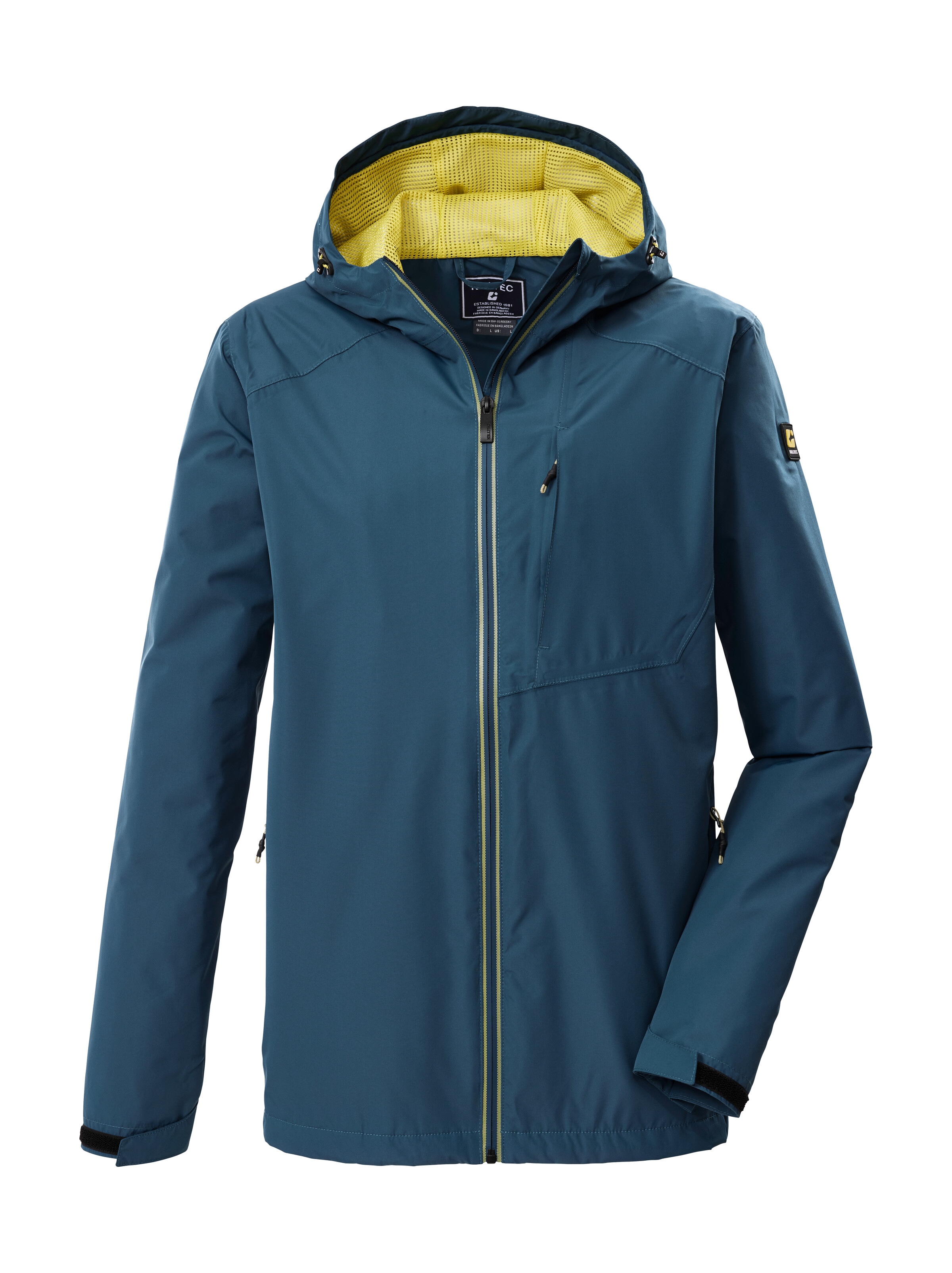 Killtec Funktionsjacke "KOS 56 MN JCKT" Leichte, wasserdichte Jacke, atmungsaktiv, kompakt verstaubar