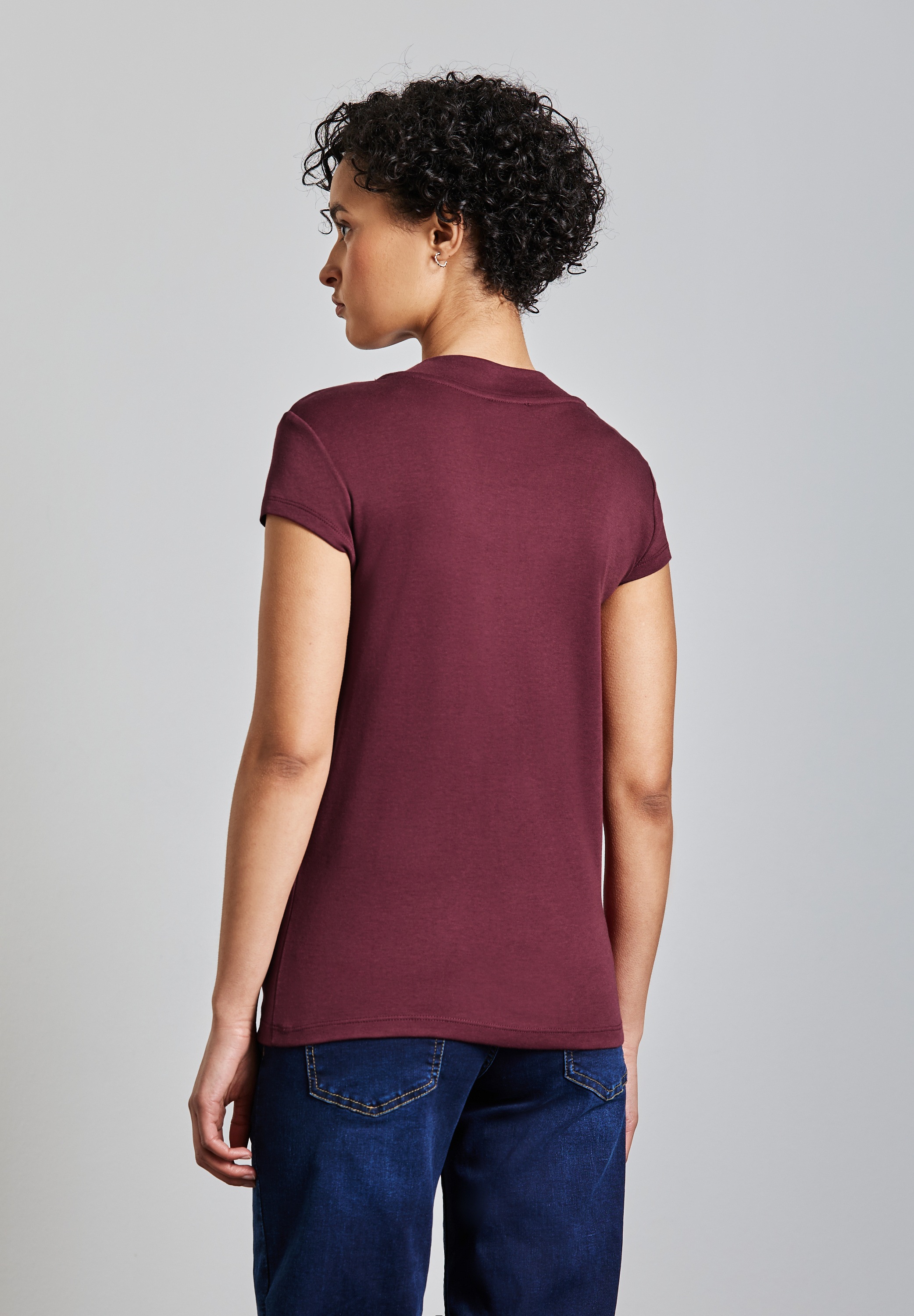 STREET ONE T-Shirt, mit Turtleneck günstig online kaufen