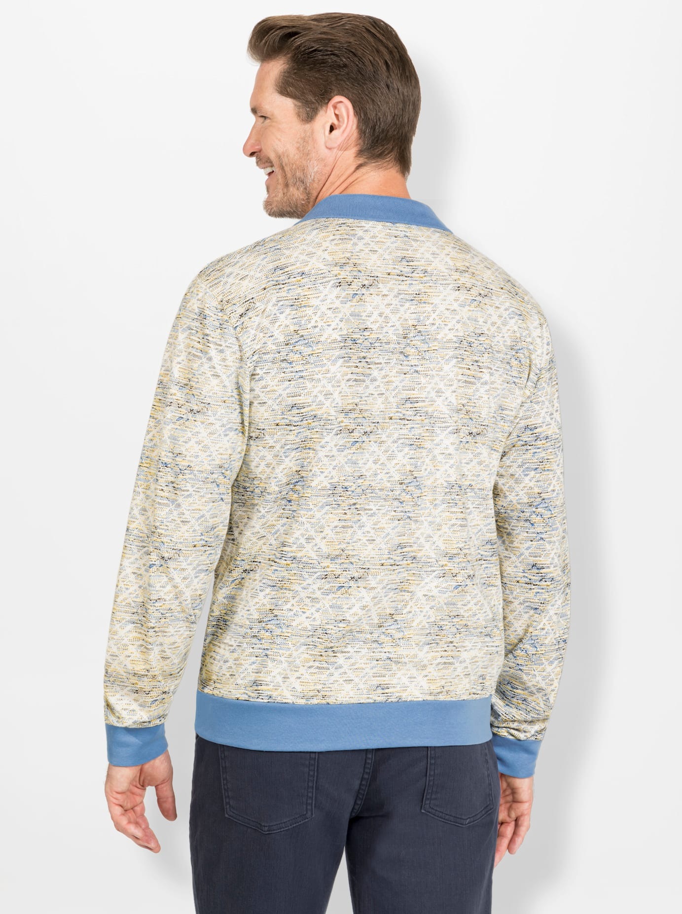 Marco Donati Poloshirt "Langarm-Poloshirt", 1 Stk. günstig online kaufen