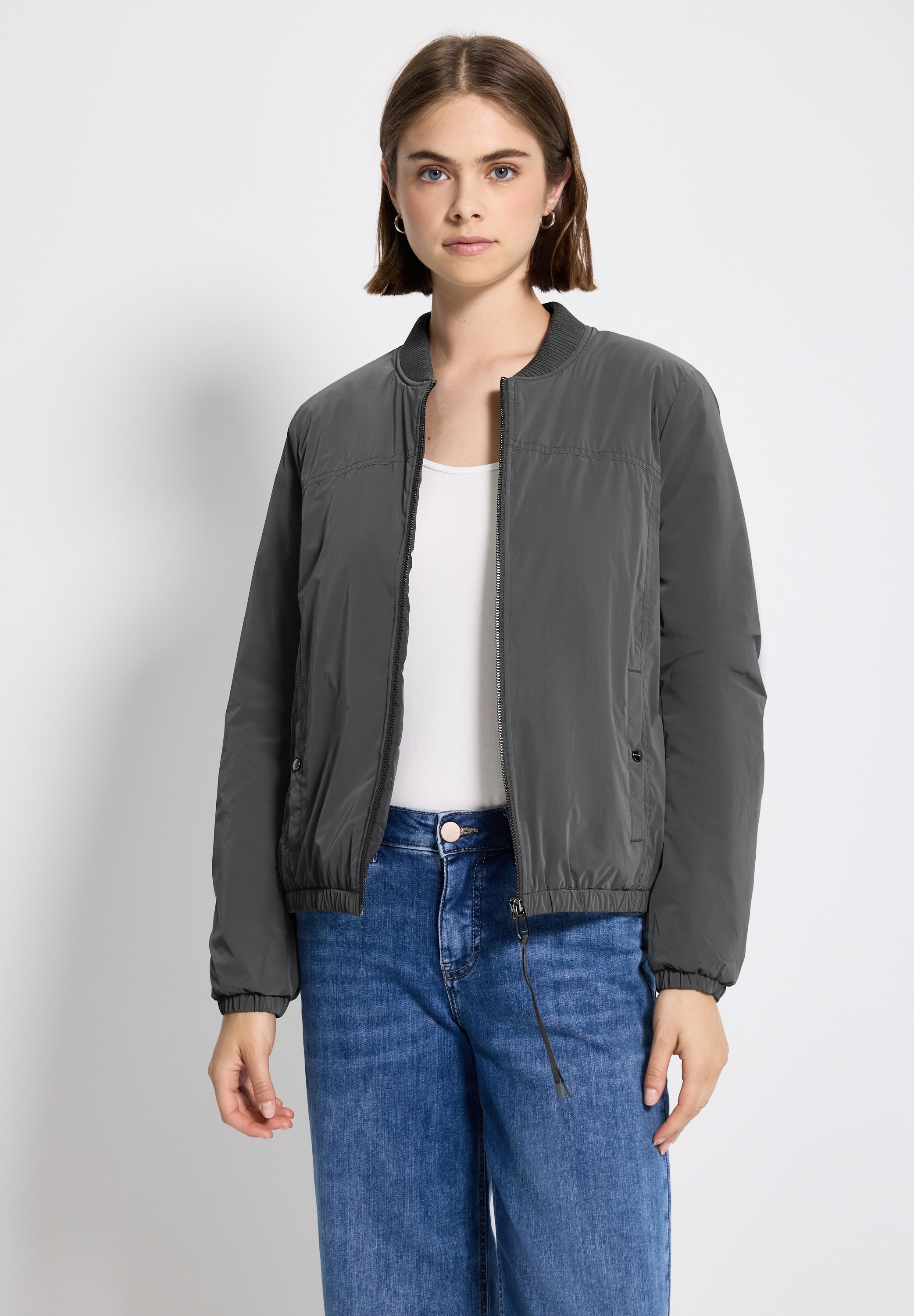 STREET ONE STUDIO Blouson, ohne Kapuze, mit Elastiksaum günstig online kaufen
