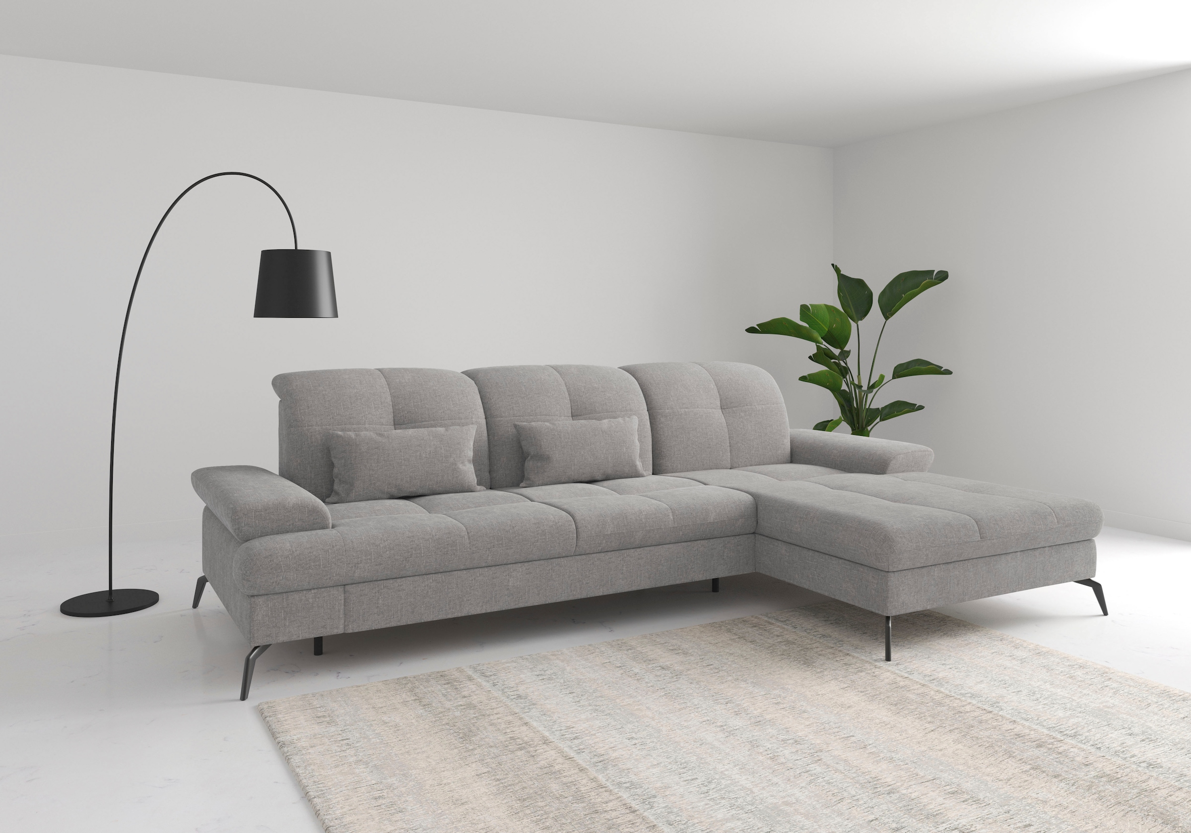 sit&more Ecksofa "Amica, L-Form, inkl. Sitztiefenverstellung & Armteilverst günstig online kaufen