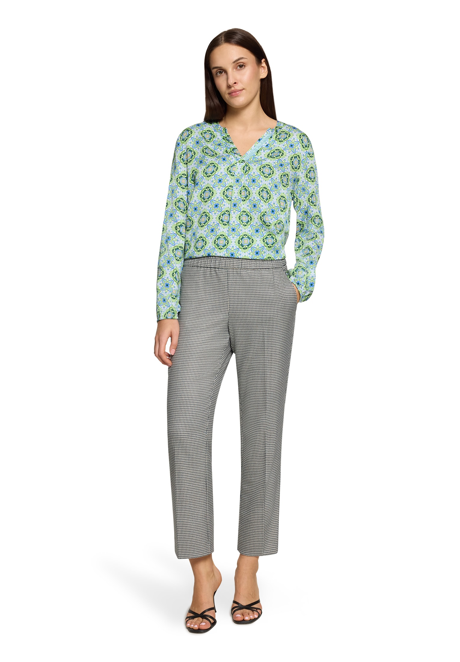 Cartoon Shirtbluse »Damen mit Muster«