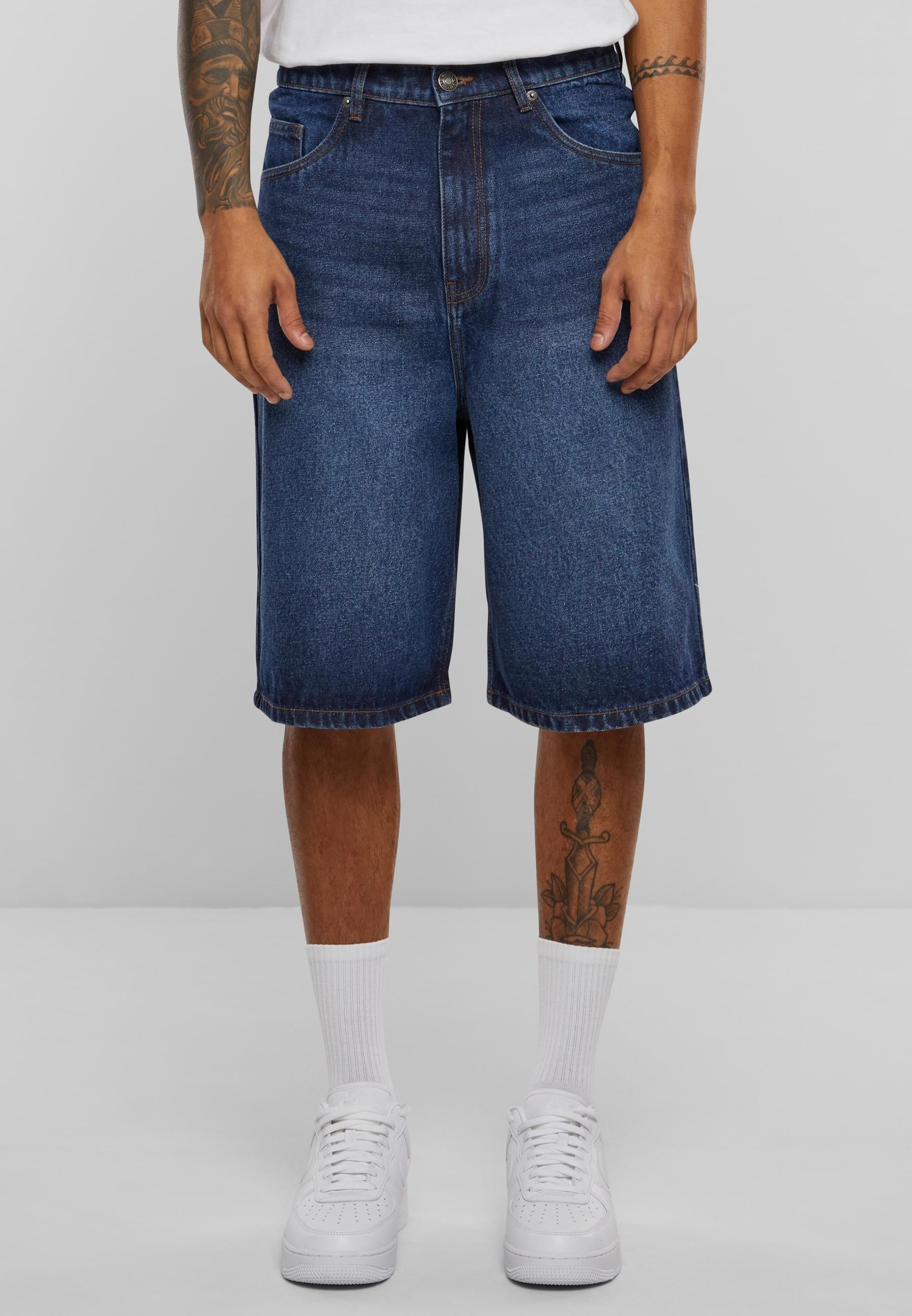 URBAN CLASSICS Shorts »Urban Classics Herren 90's Heavy Denim Shorts«, (1 tlg.)