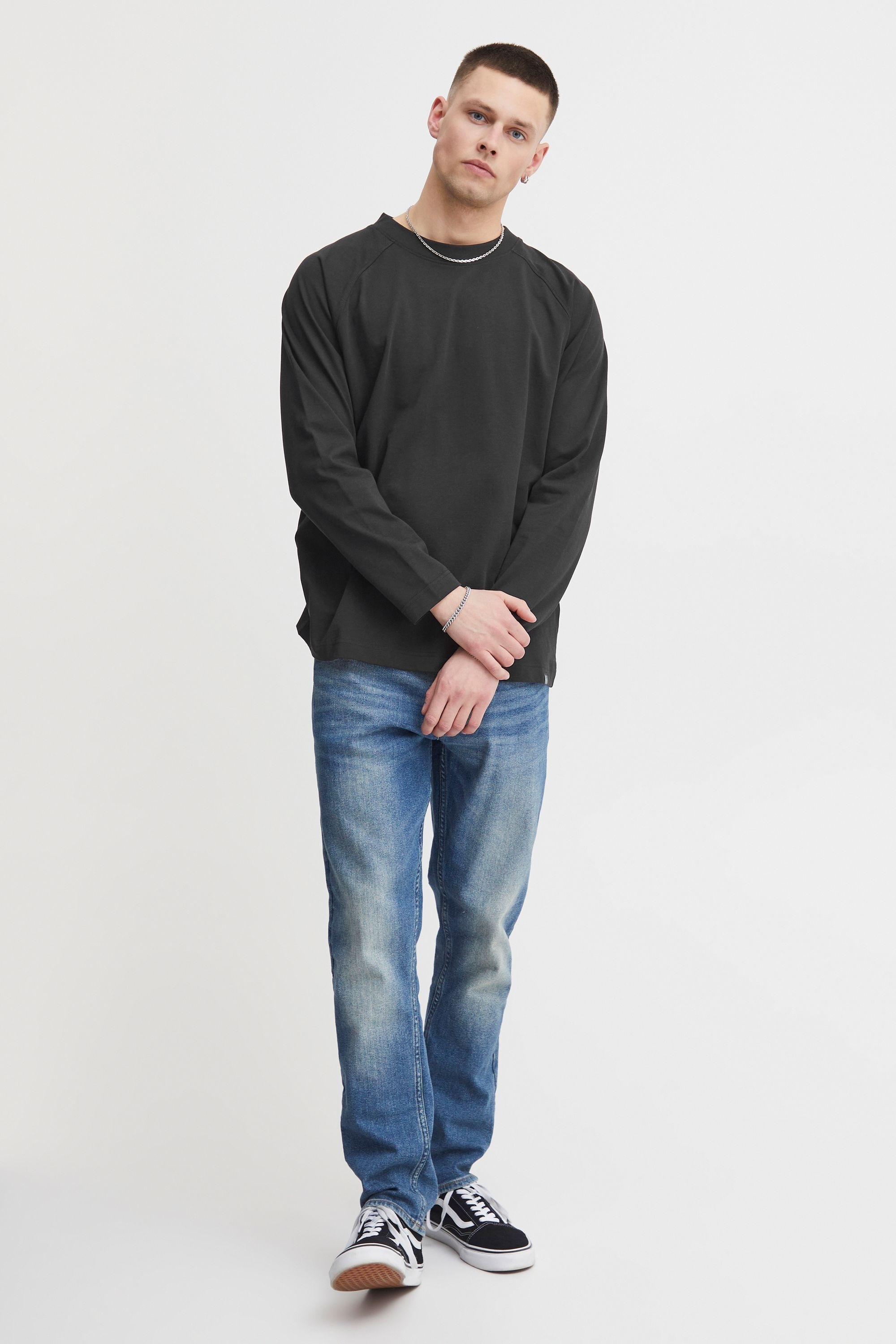 Thumbnail - Solid Langarmshirt "Langarmshirt SDEyado"