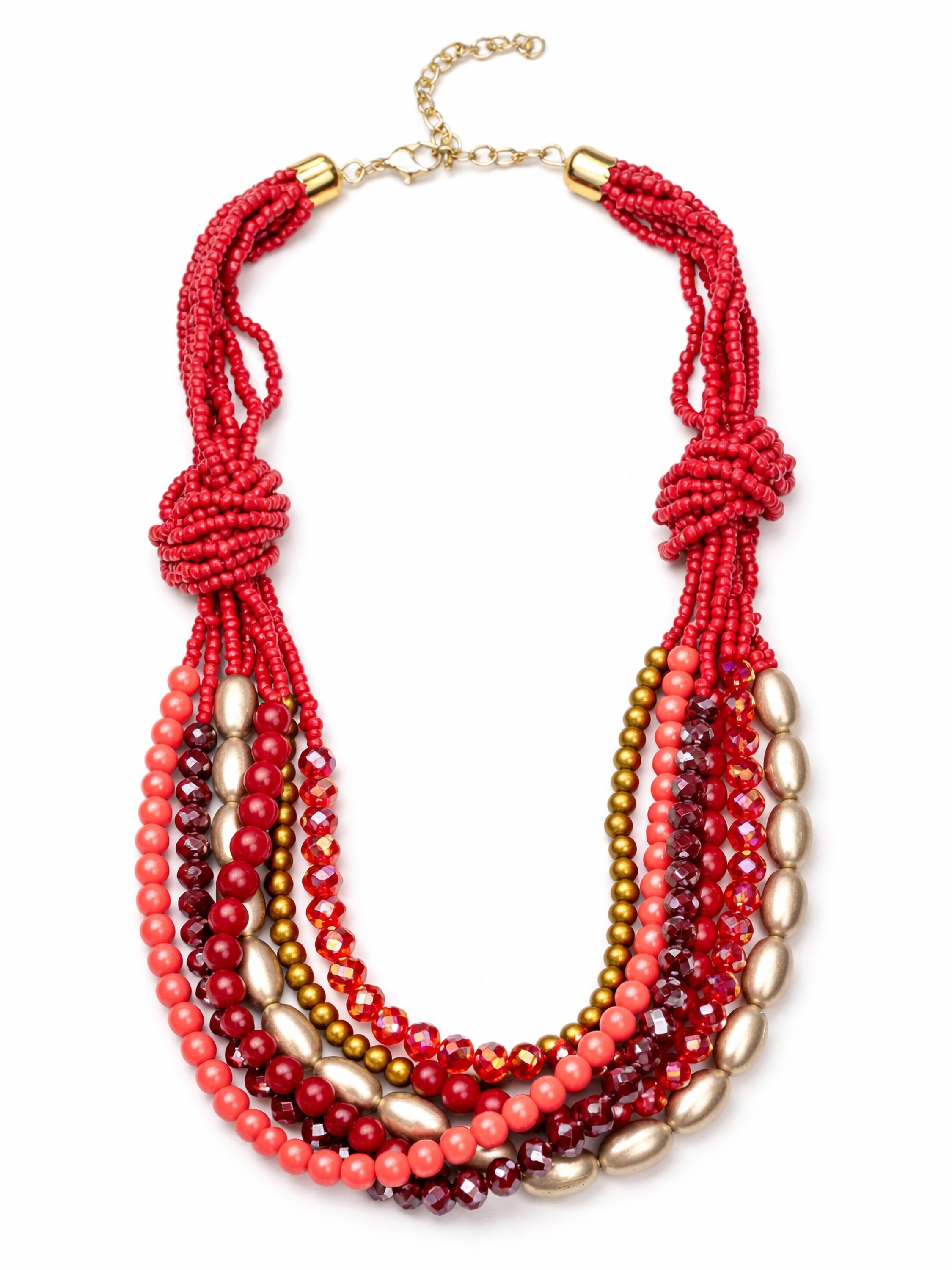 COLLEZIONE ALESSANDRO Nele Collier Rouge Verre 2