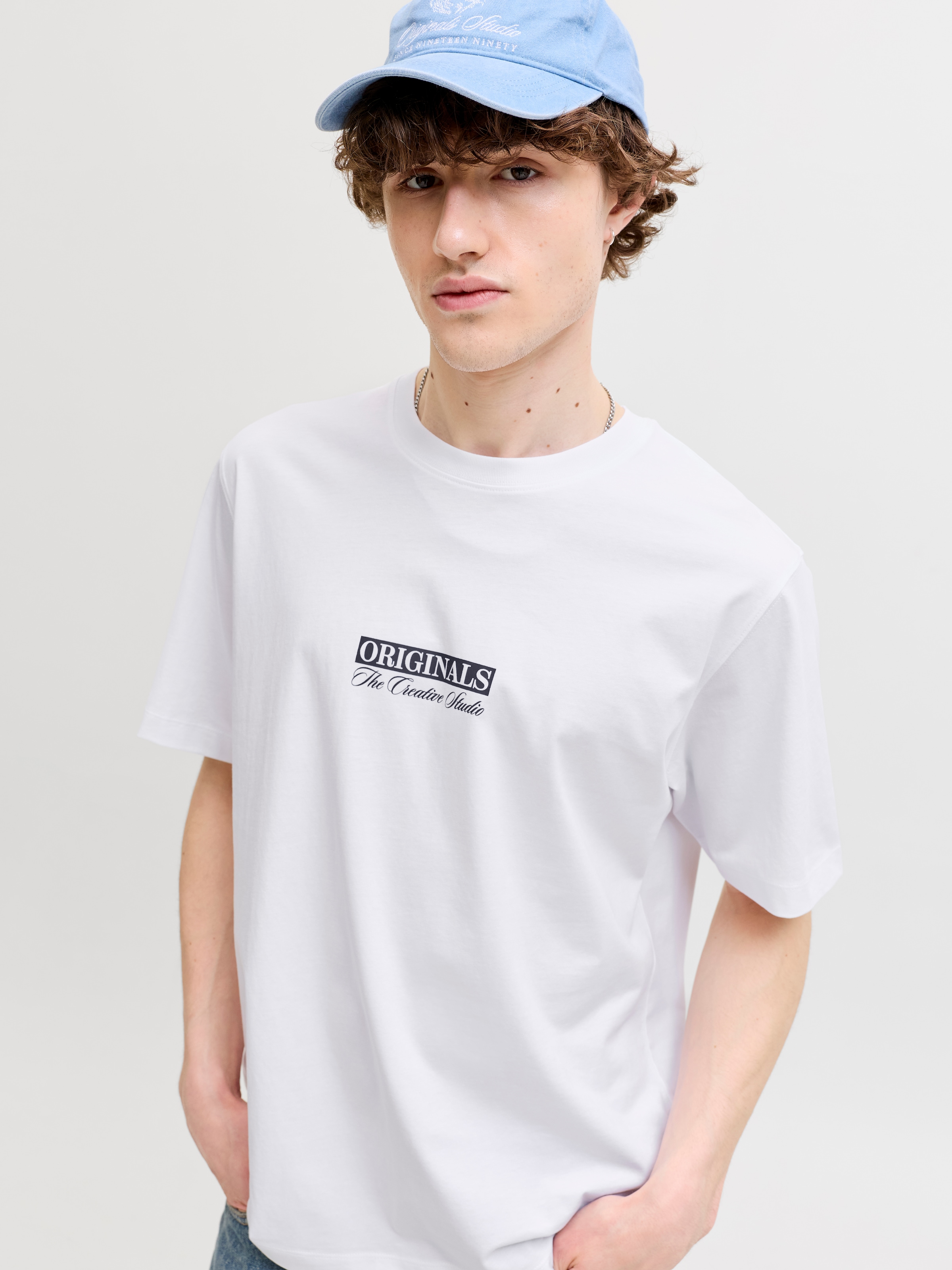 Jack & Jones T-Shirt »JORSAVONA BOX TEE SS CN STYD SS26« Baumwolle, regular fit